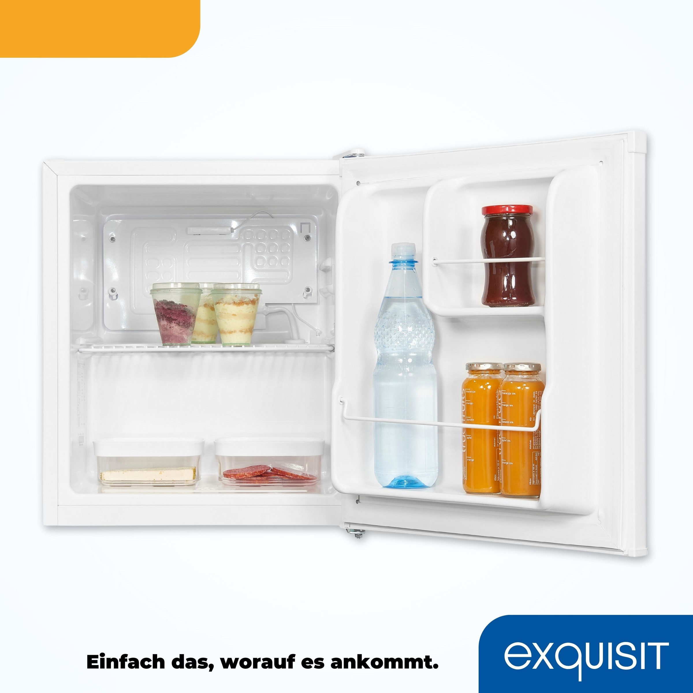 exquisit Kühlschrank »KB05-V-O040E weiss«