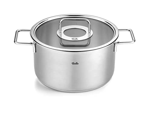 Fissler Topf-Set »Fissler Pure Collection« Set, Kochtopf 16/20/24 + Bratentopf 20cm + Stielkasserolle 16cm oD, 5 Stk. tlg. Edelstahl 18/10