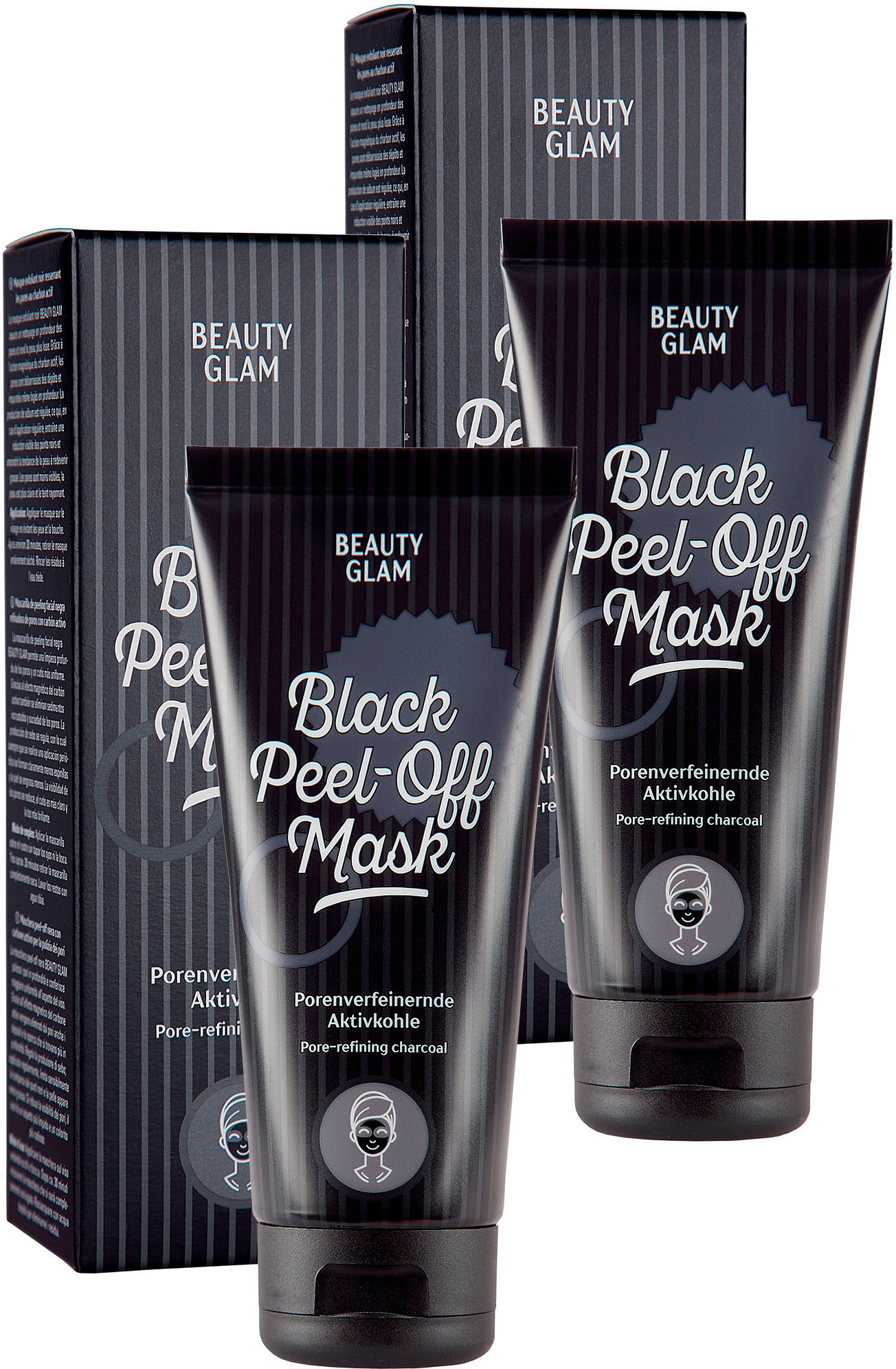 Gesichtspflege-Set »Black Peel Off Mask«, (2 tlg.)