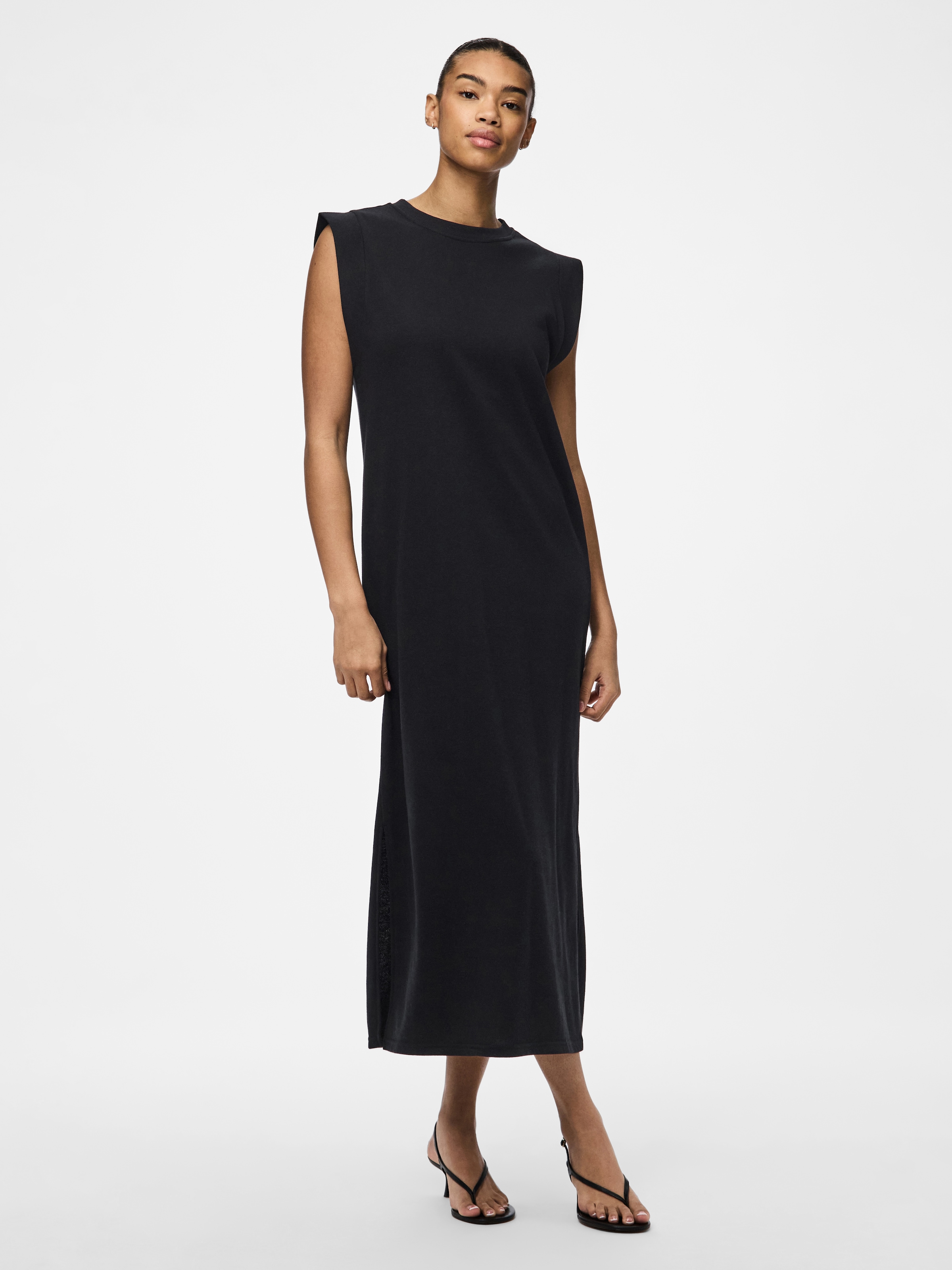 pieces Maxikleid »PCCHILLI SUMMER SL ANK DRESS UB NOOS BC« Ohne Taschen mit seitlichen Schlitzen