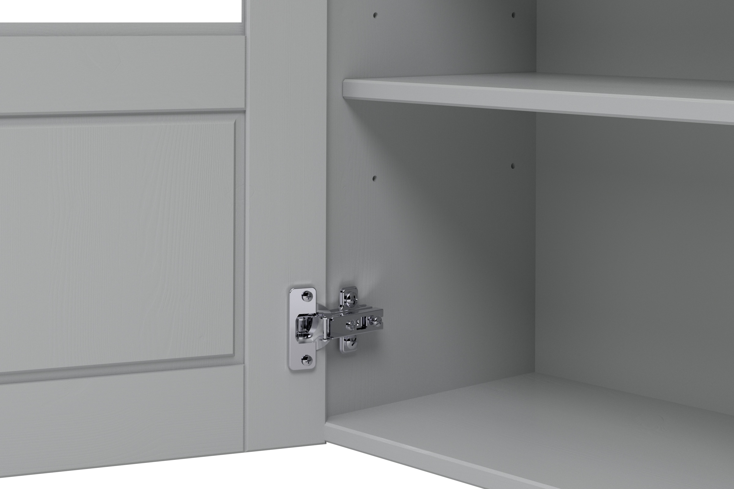 Home affaire Hängeschrank »Alby2«, Mit Metallgriffen und Glastüren, Breite 50 cm