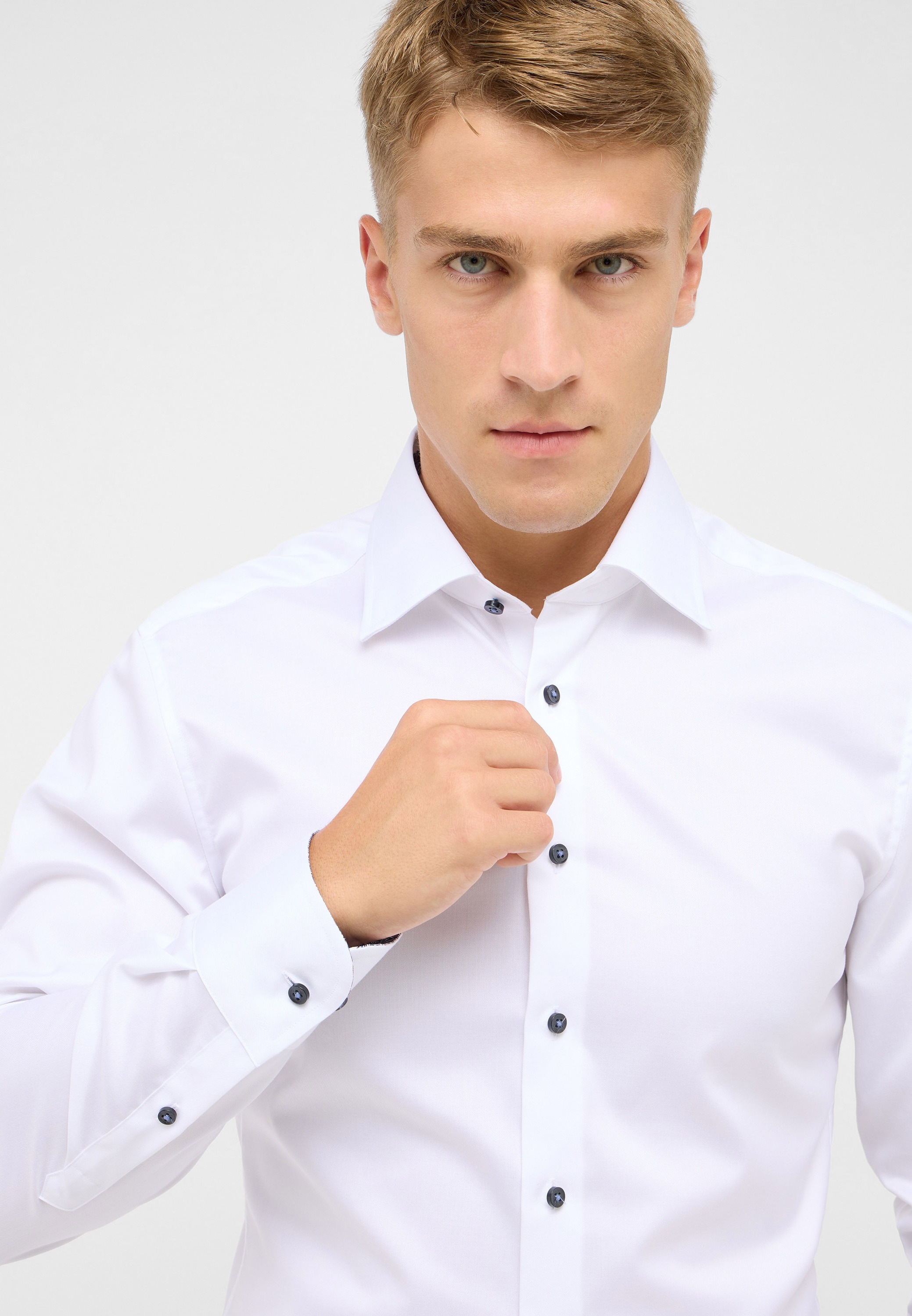 Eterna Langarmhemd »SLIM FIT«, NON IRON (bügelfrei)
