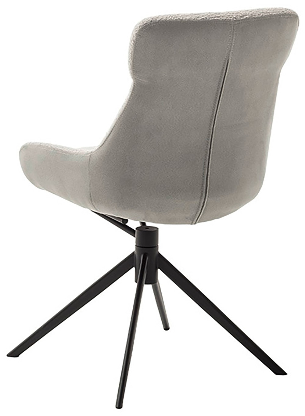 MCA furniture Esszimmerstuhl »PELION«, Feingewebe, (2er-Set), drehbar 360°, Dreh- & Schwingfunktion, Sitzhöhe ca. 50 cm