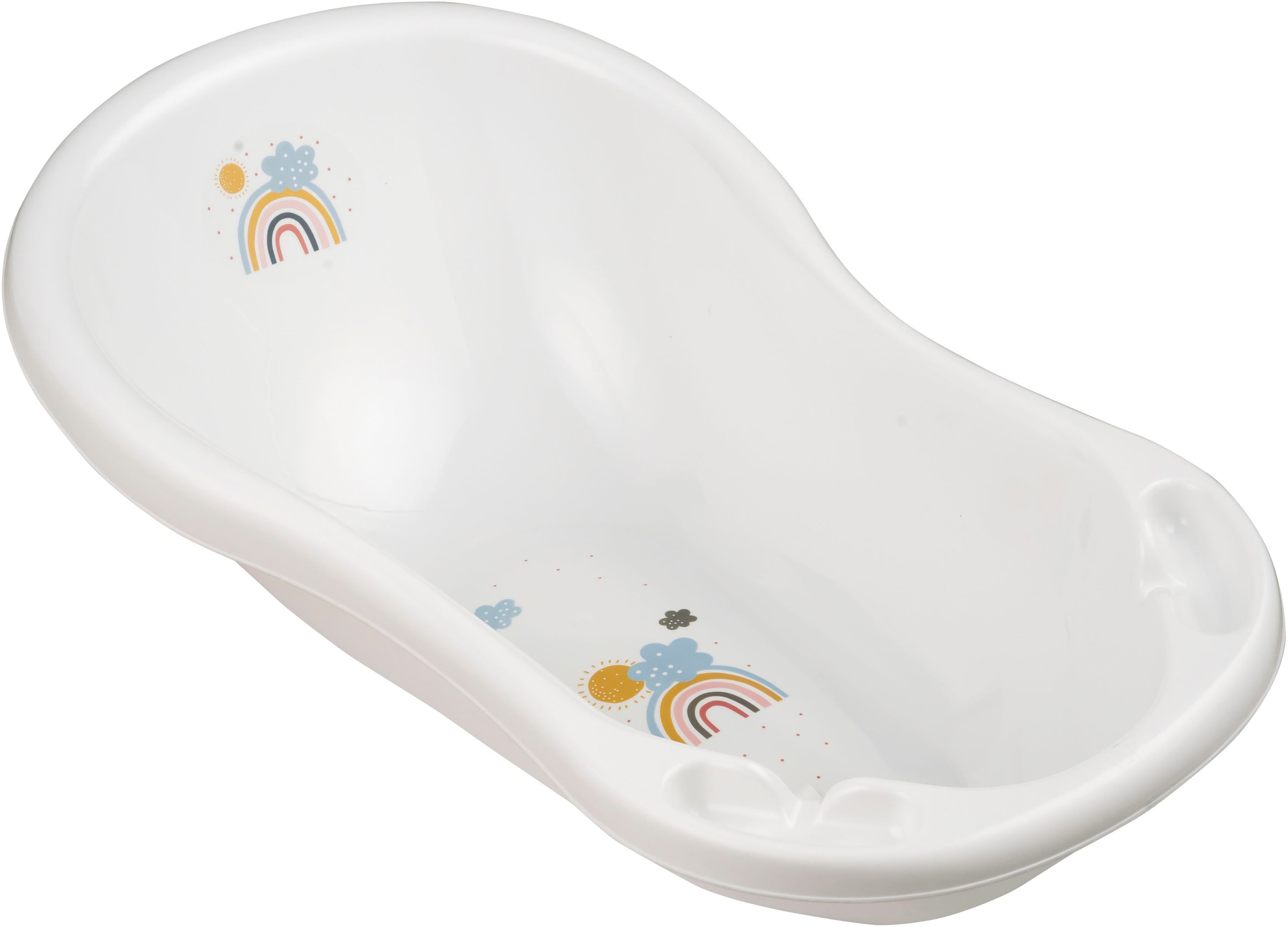 keeeper Babybadewanne »Maria - Rainbow, weiß«, mit Stöpsel, Made in Europe