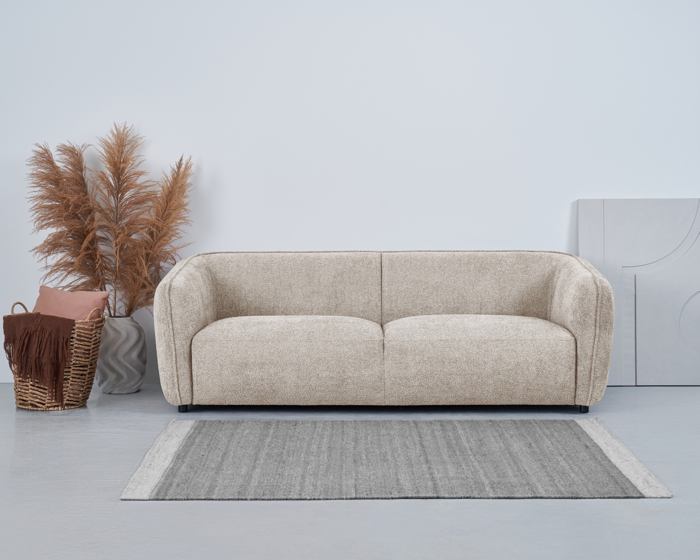 andas 3-Sitzer »Ostrup«, schlichtes modernes Design, in verschiedenen Farben