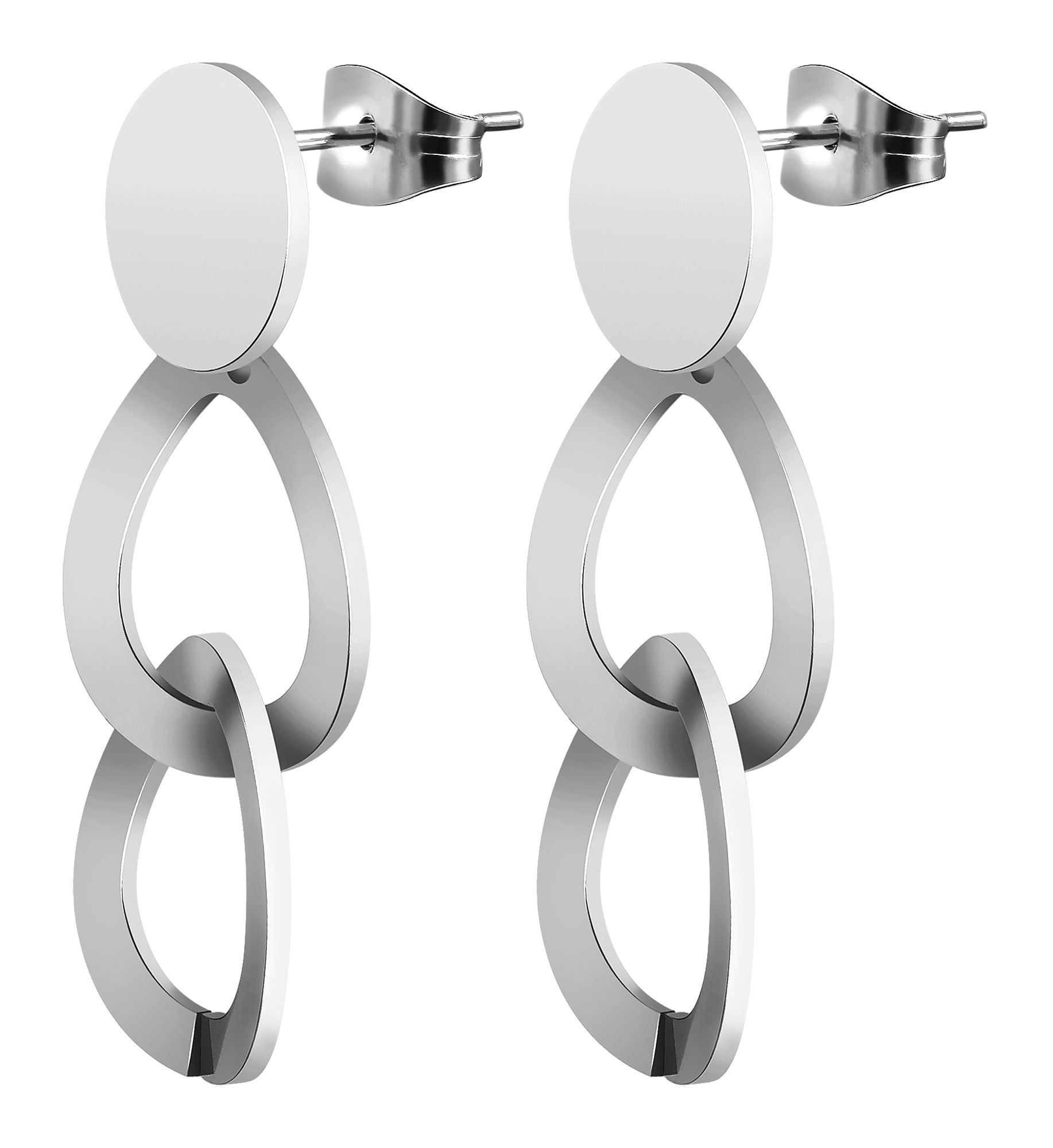 Adelia´s Paar Ohrstecker »Damen Ohrringe ¿ Ohrstecker aus Edelstahl«