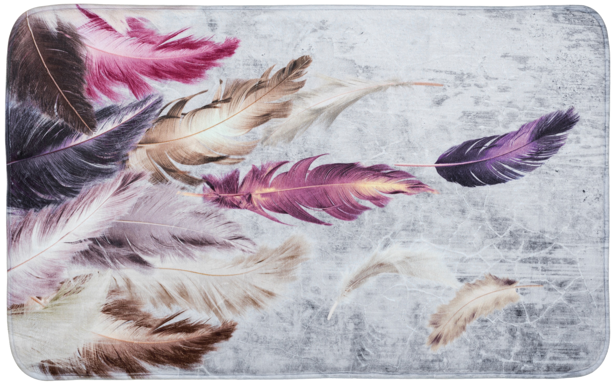 Sanilo Schaum-Badematte »mit Motiv, viele schöne Badteppiche zur Auswahl« Höhe 15 mm rutschhemmend beschichtet schnell trocknend | strapazierfähig waschbar, sehr weich, hochwertig & modern, verschiedene Größen