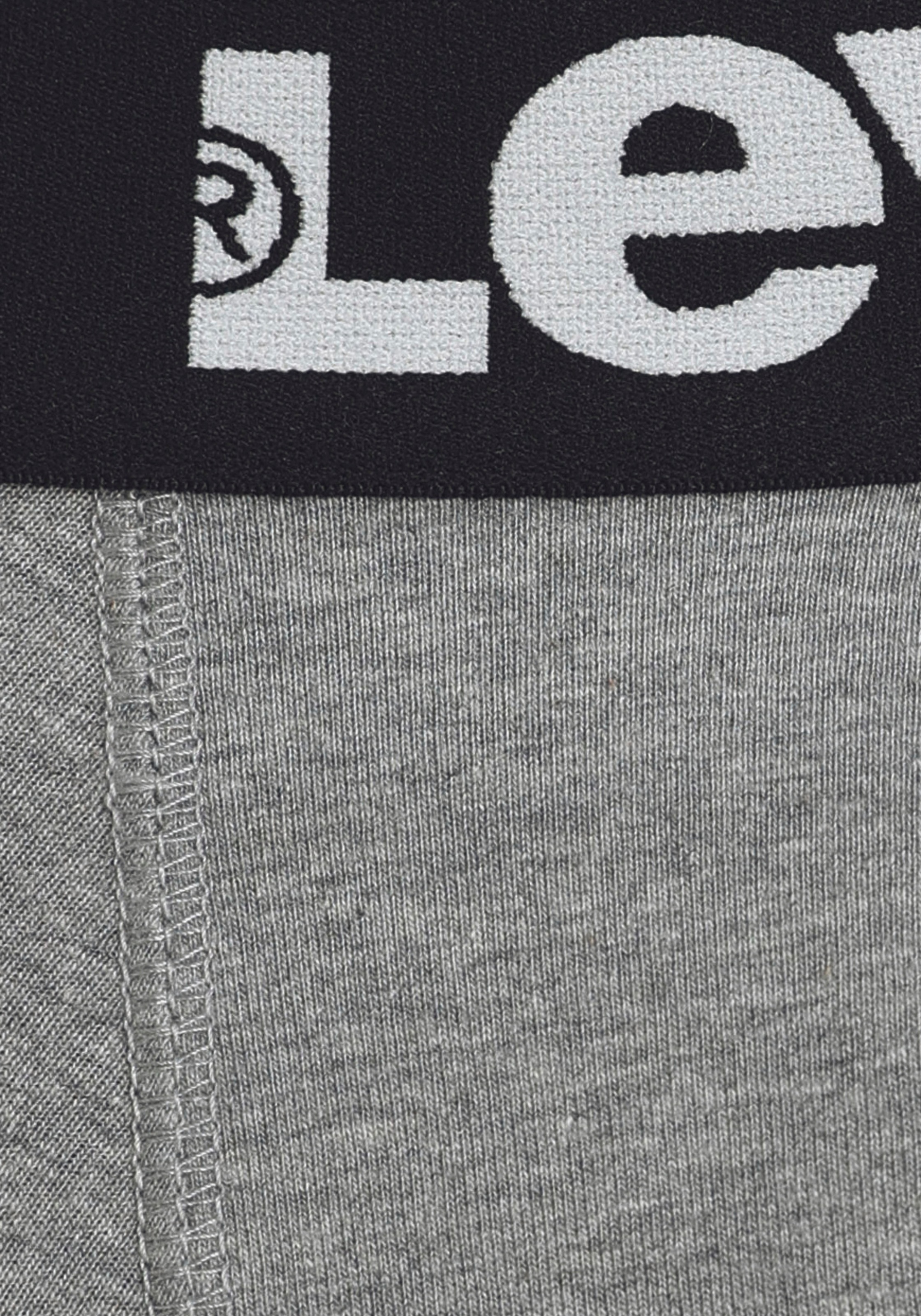 Levi's® Boxershorts »Men Solid Logo Boxer 4er Pack«, (Packung, 4er-Pack), mit breitem Logobund