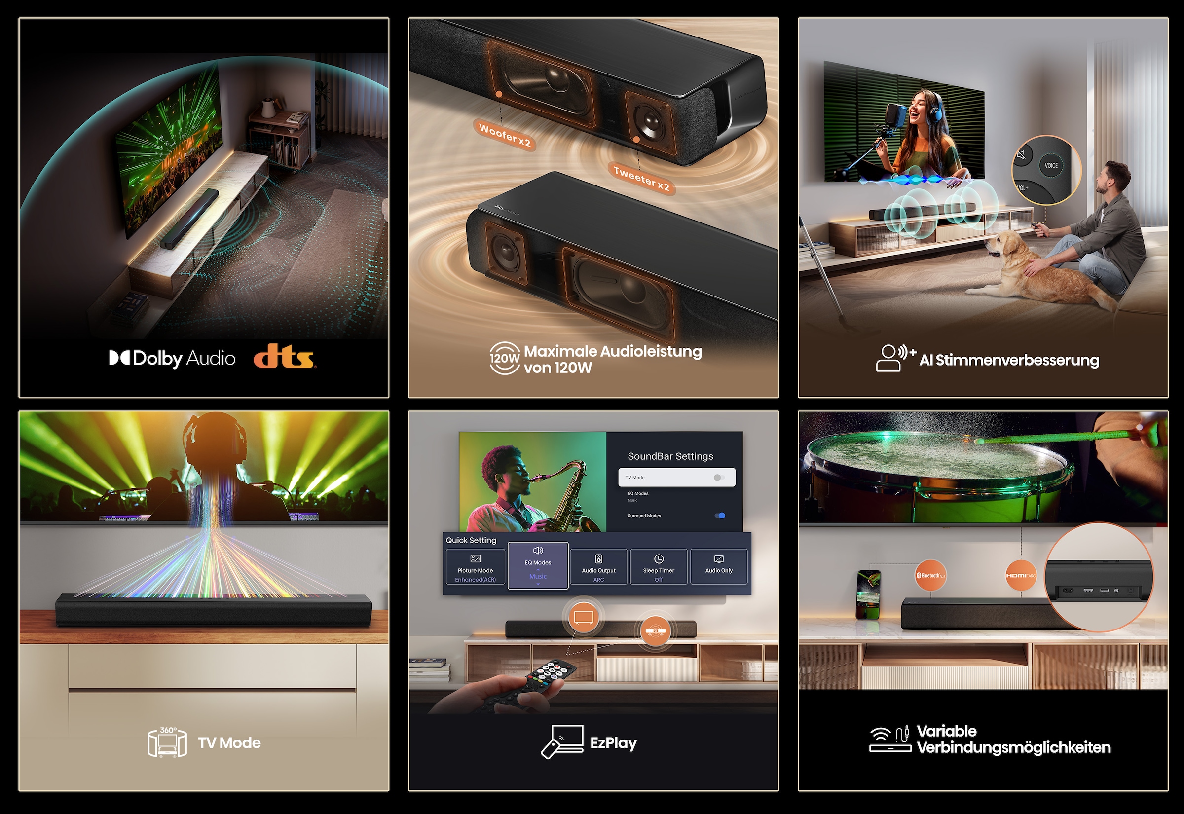 Hisense Soundbar »HS1000«, (1 St.)