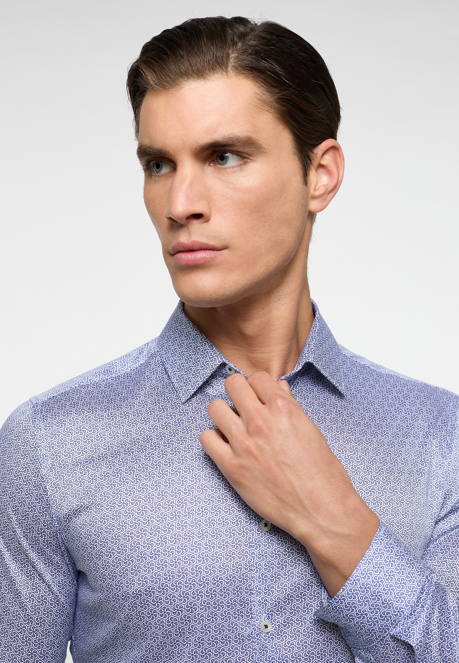 Eterna Langarmhemd »SUPER SLIM« EASY IRON (bügelleicht)