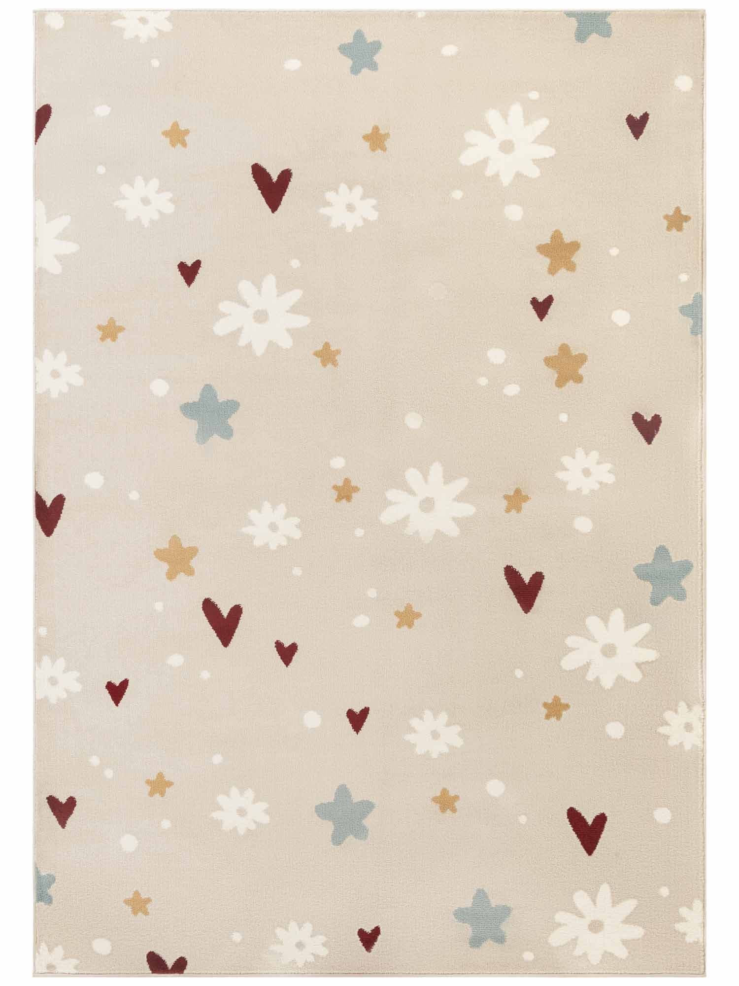 HANSE Home Kinderteppich »Amori« rechteckig 10 mm Höhe Pflegeleicht, Weich, Kinderzimmer, Spielteppich, Spielunterlage