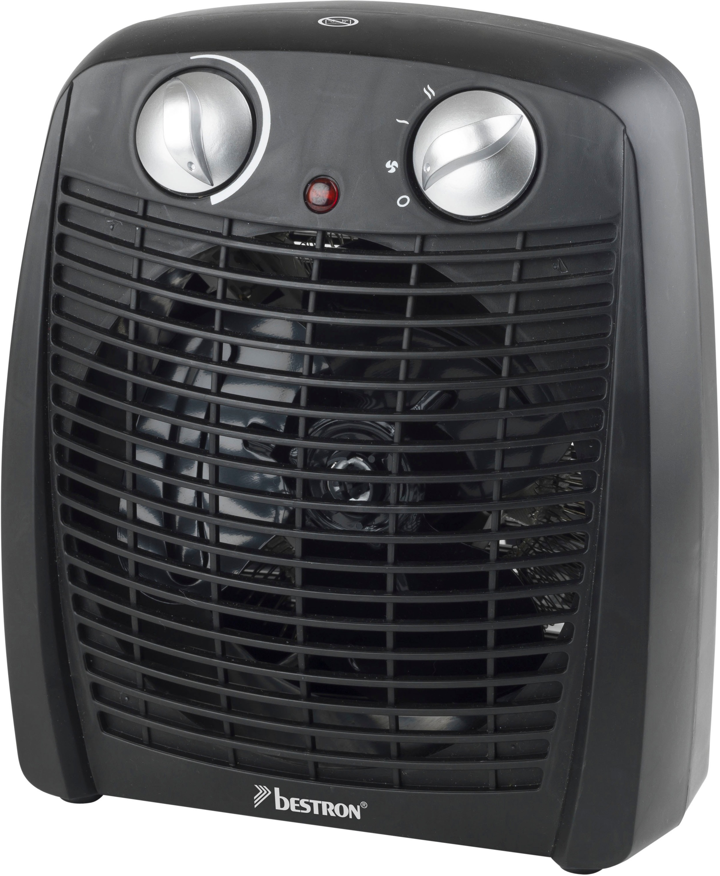 bestron Heizlüfter »AFH211B«, 2000 W, Thermostat, Temperaturüberwachung, Schwarz