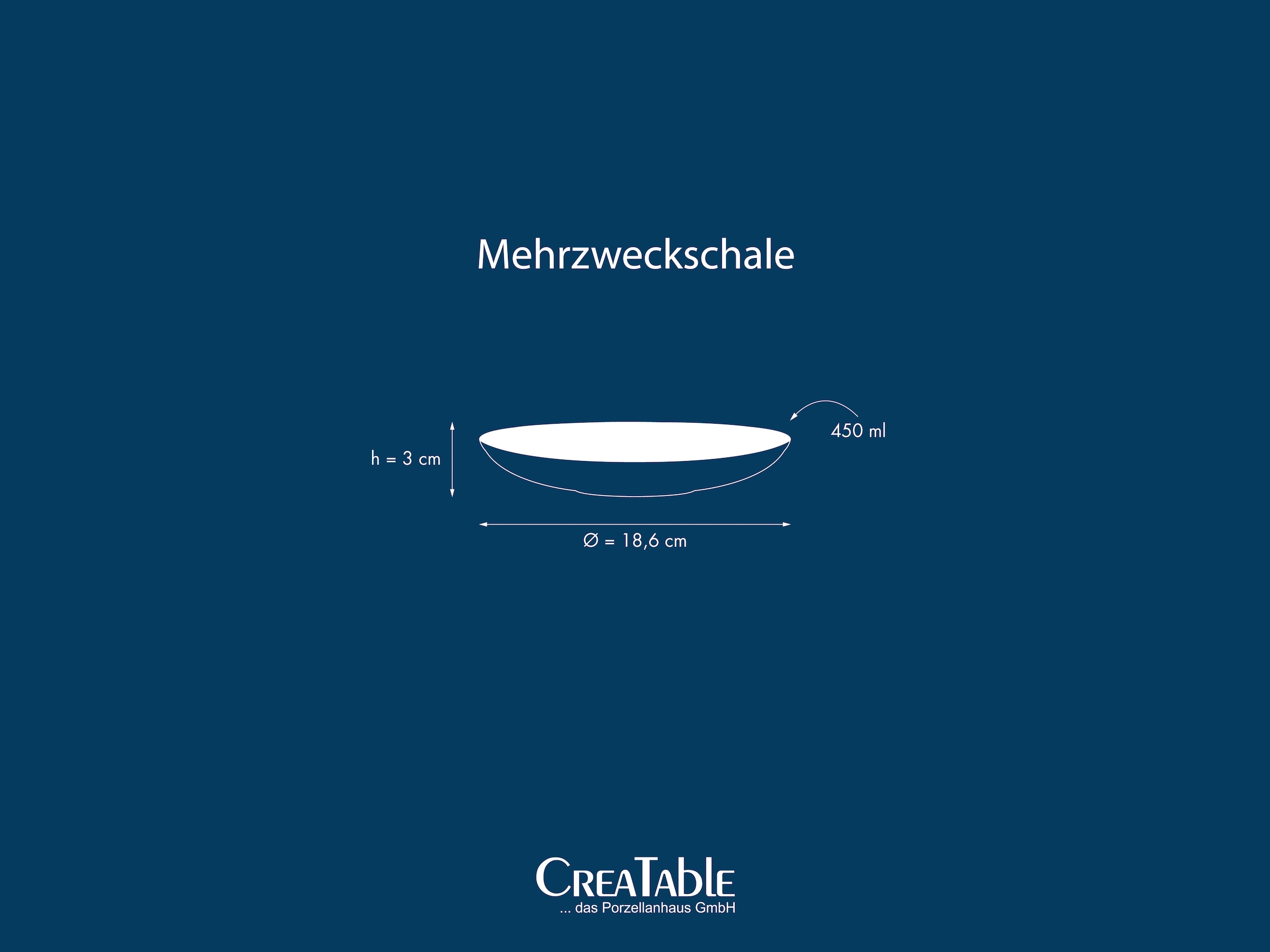 CreaTable Müslischale »Freunde des Waldes, Schale 18,5 cm, 4-tlg.« 4 aus Steinzeug Unregelmäßig gefärbter Rand, Unikat
