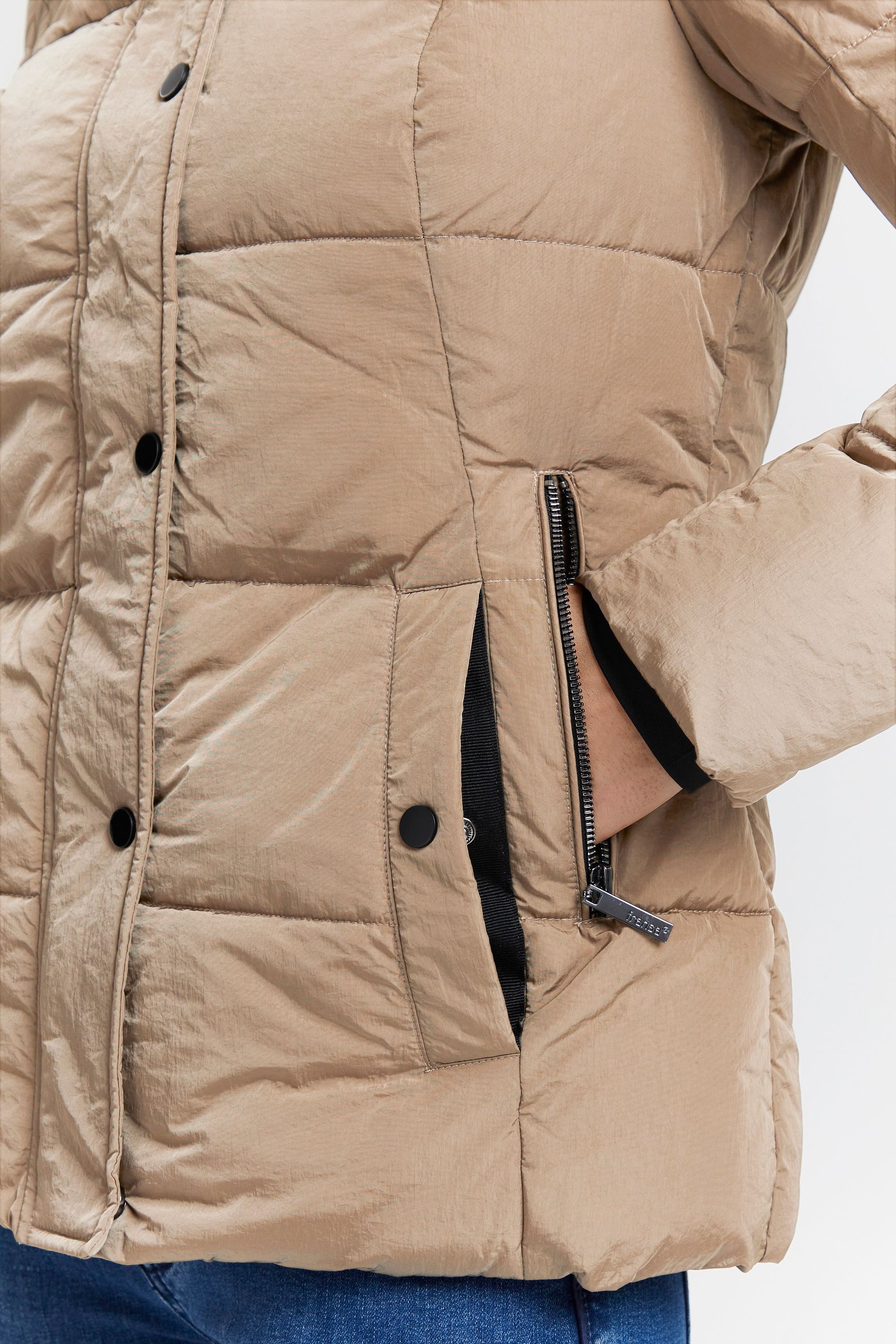 fransa Winterjacke »Winterjacke FRBac«, mit Kapuze
