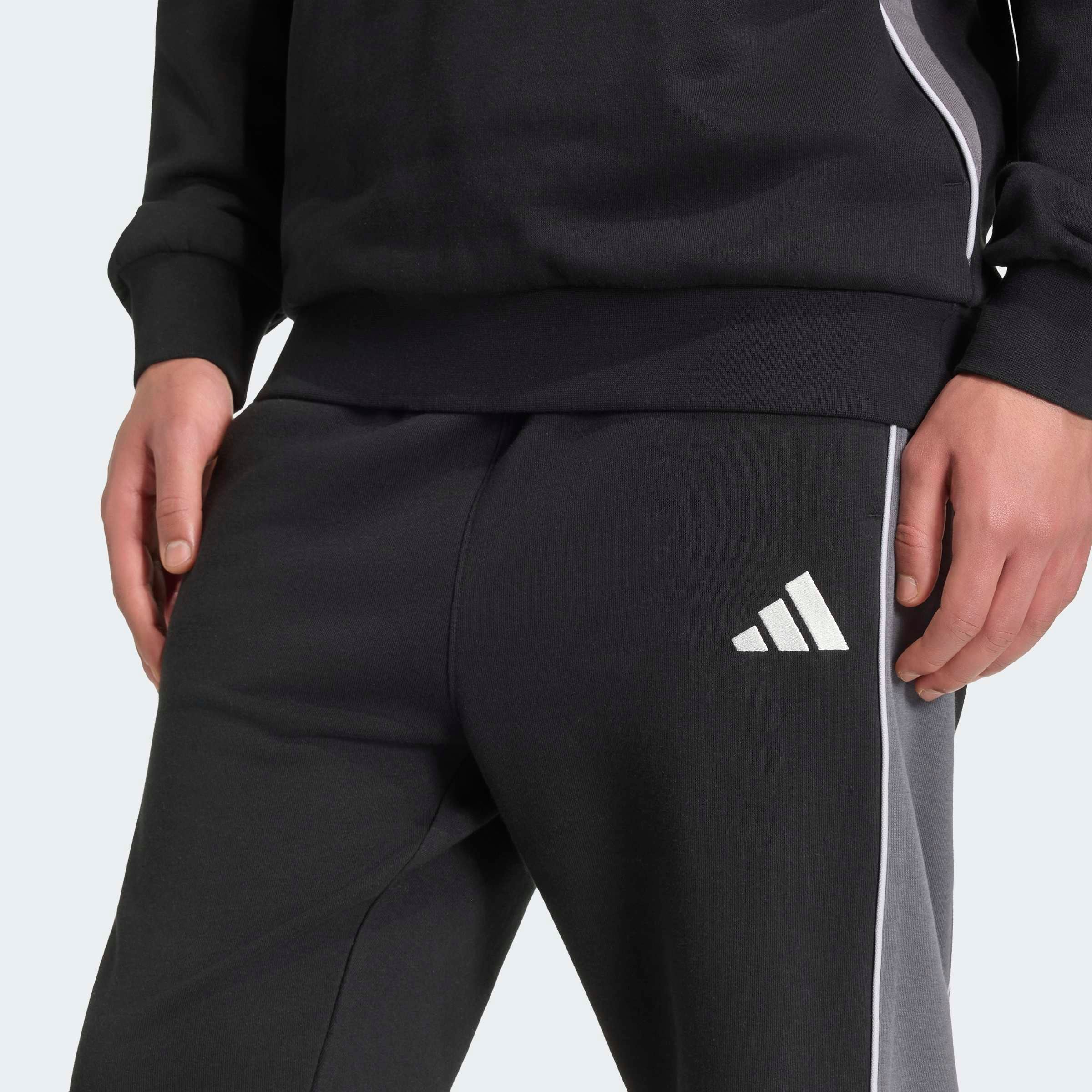 adidas Sportswear Sporthose »SEASONAL ESSENTIALS COLOUR BLOCK, FRENCH TERRY, BÜNDCHEN«