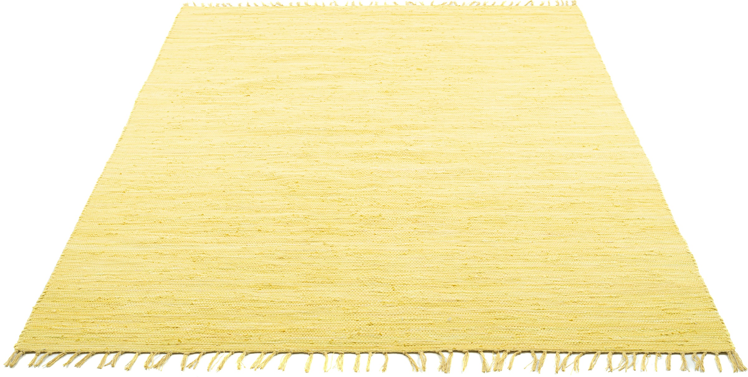 my home Kinderteppich »Insa Fleckerl«, rechteckig, 5 mm Höhe, Uni Farben, pastell, handgewebt, pflegeleicht, waschbar, Kinderzimmer
