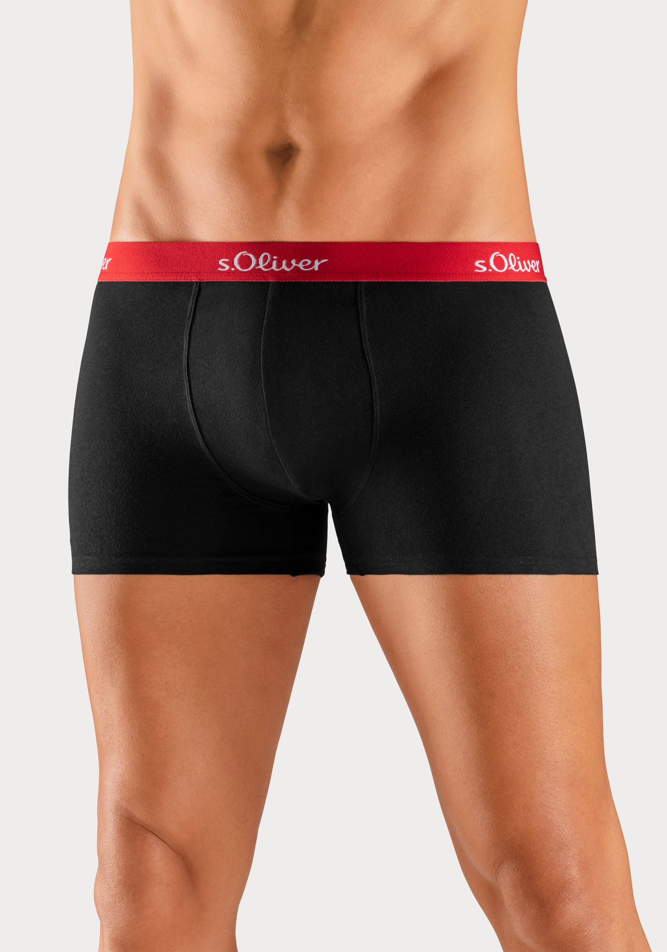 s.Oliver Boxer »Boxershorts für Herren«, (3 St.), klassisches Basic für jeden Kleiderschrank
