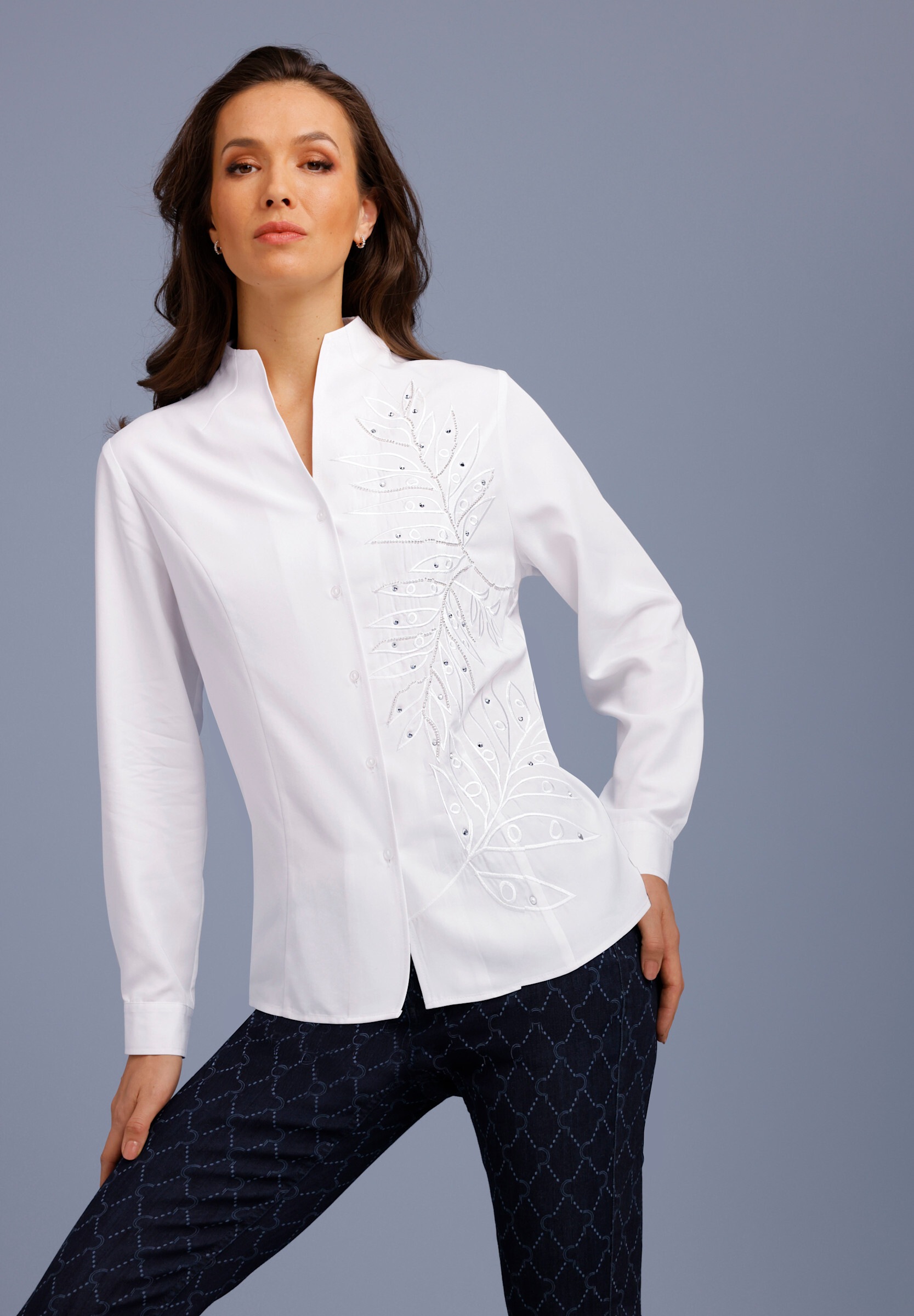 creation L Klassische Bluse »Modal-Bluse Langarm-Bluse«