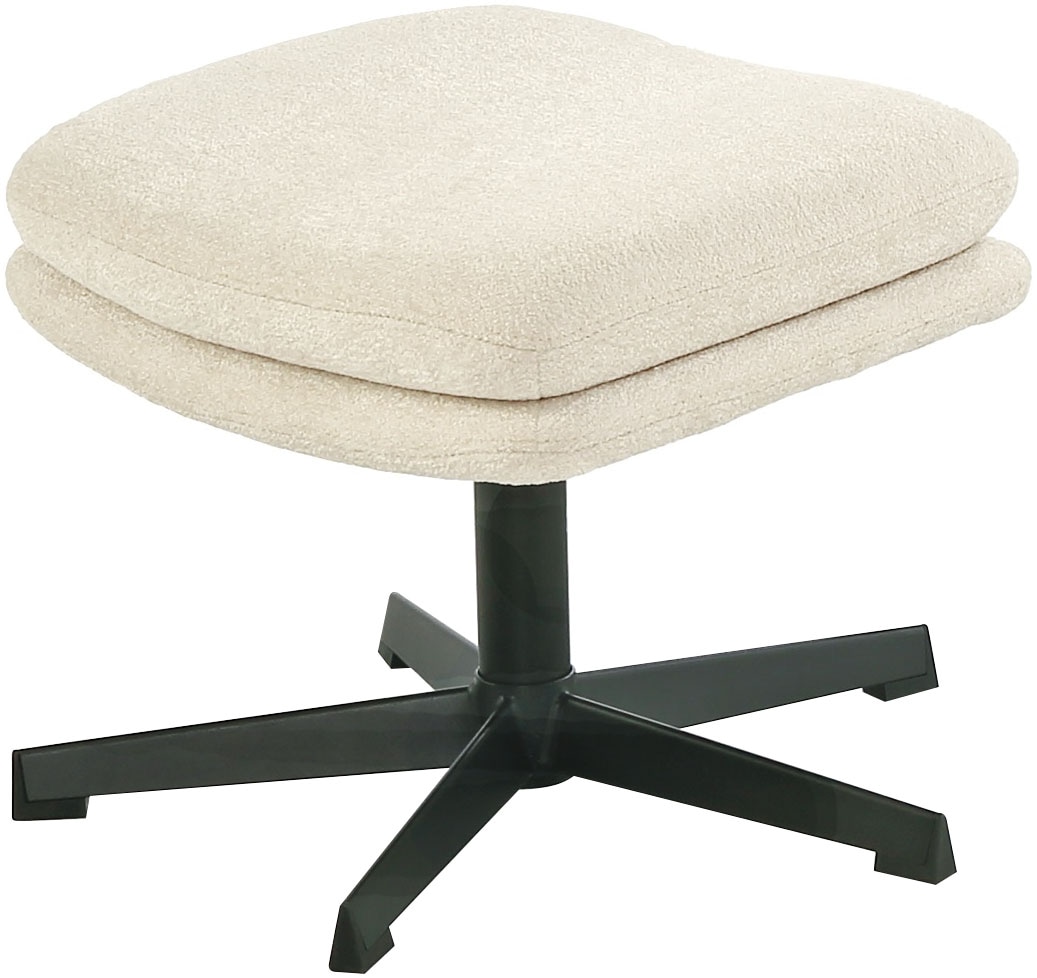 Jockenhöfer Gruppe Relaxsessel »Hawaii, B: 76 cm, Sitzhöhe: 48 cm« Set: mit Hocker, 360° Drehfunktion, feststellbare Wipp-Funktion