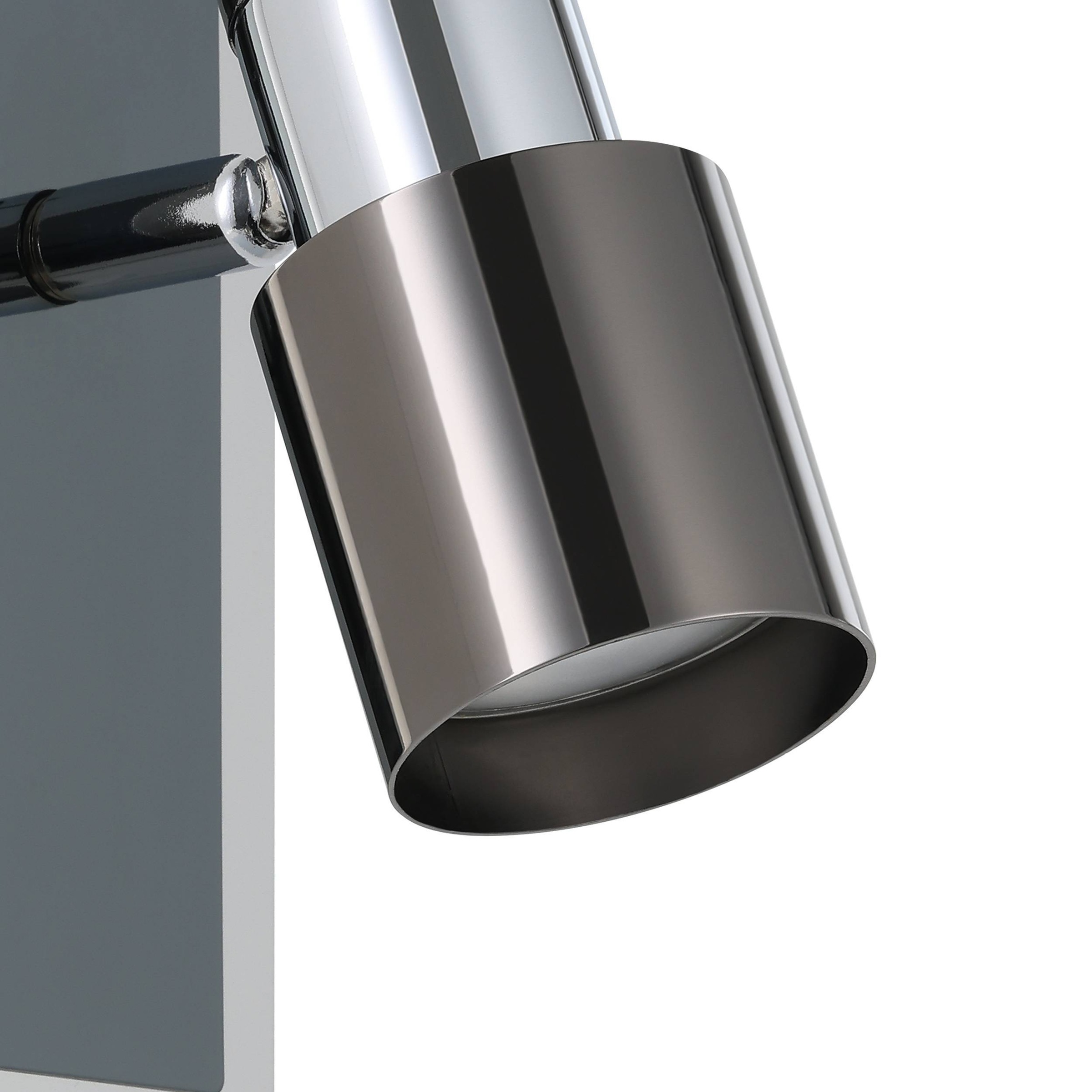 EGLO Deckenleuchte »Davida 1 Deckenlampe, Deckenspot aus Metall, Wohnzimmerlampe, GU10« GU10 1 Stk. Spot - L16,5 x B7 cm - nickel-nero - 1X4,6W inkl.