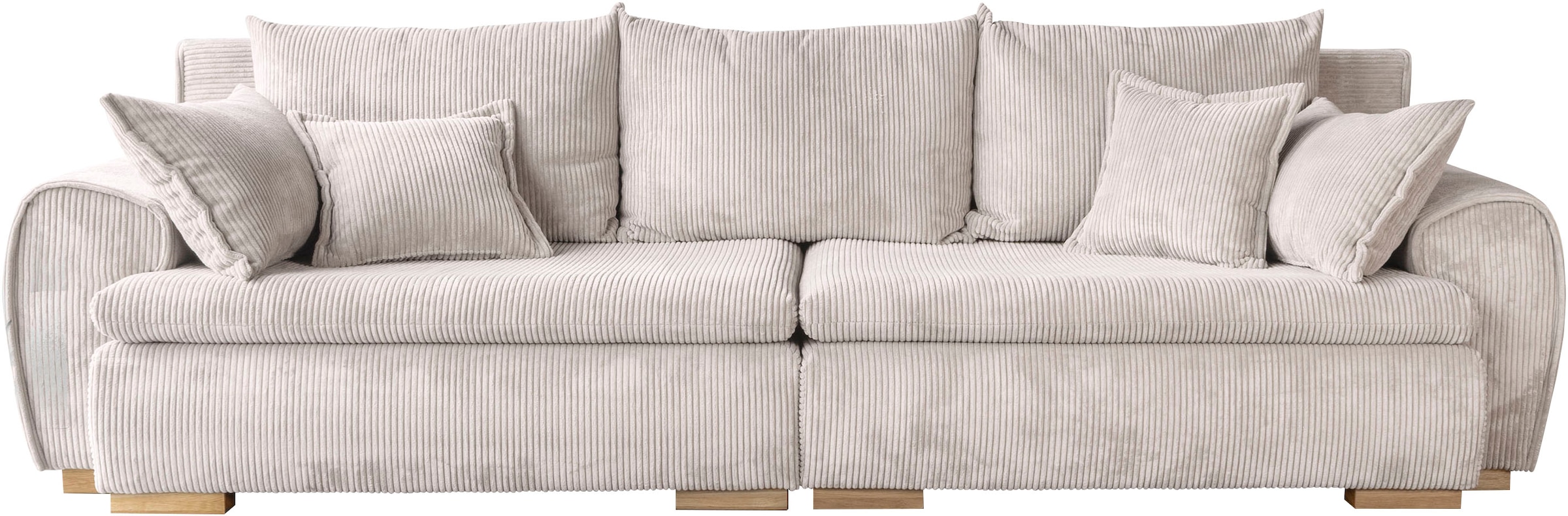 Home affaire Big-Sofa »Katja«, Breite 275 cm, Cord-Bezug