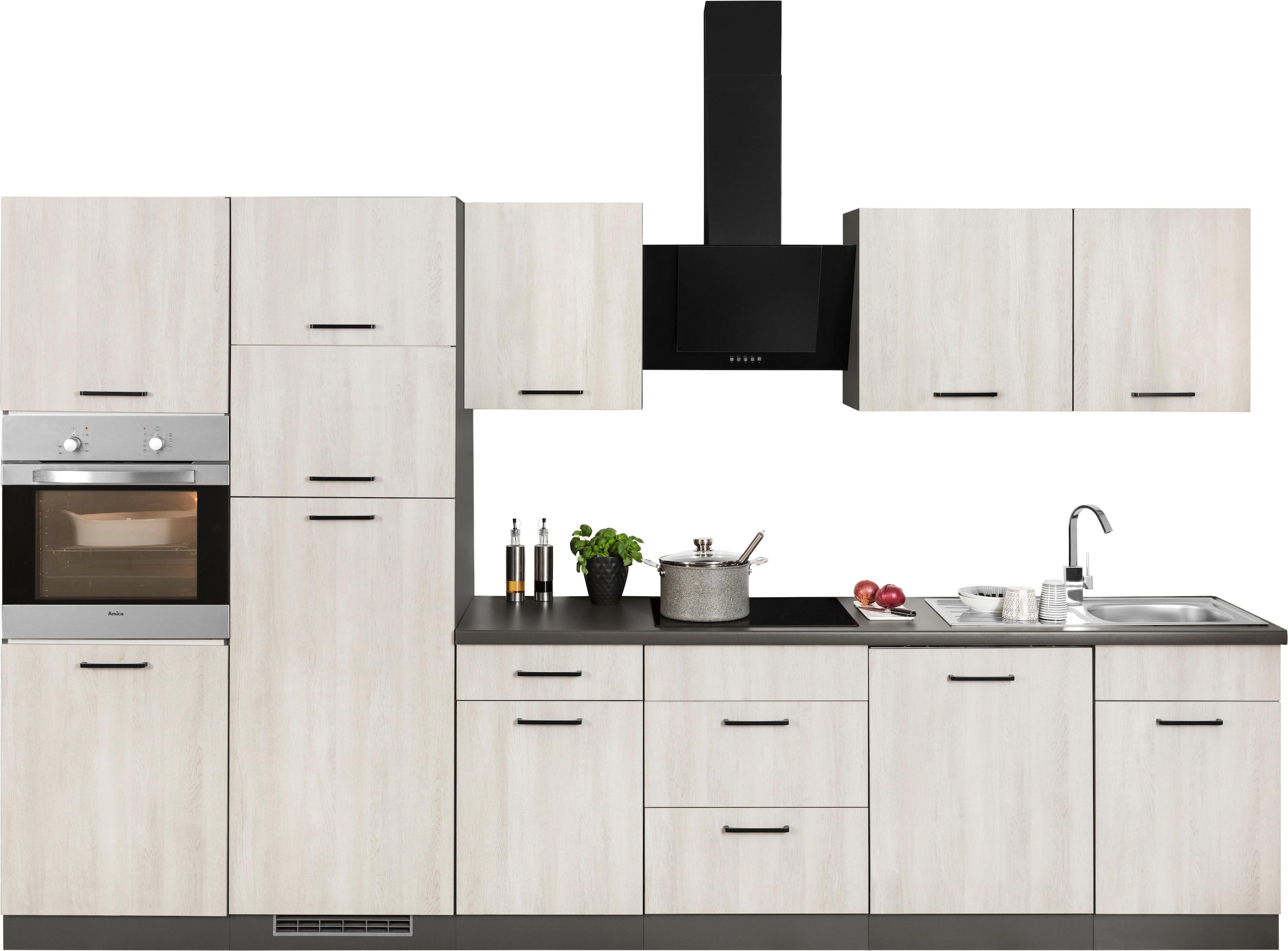 OTTO wiho Breite Küchenzeile Küchen bestellen online bei cm 340 »Esbo«, mit E-Geräten,