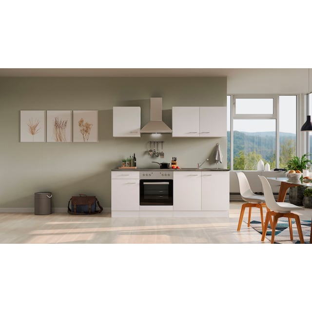 Flex-Well Küche »Lucca«, mit E-Geräten, Breite 210 cm, in vielen  Farbvarianten erhältlich bestellen im OTTO Online Shop