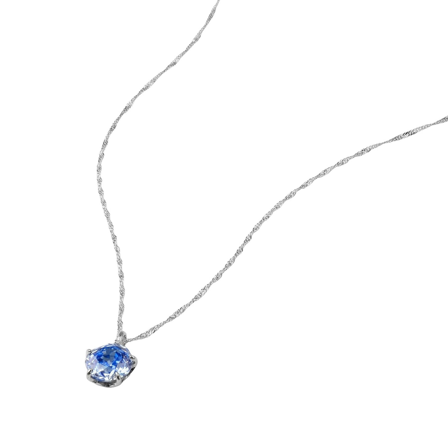 Amor Kette ohne Anhänger »Schmuck, Geschenk, Solitär-Optik« mit Zirkonia (synth.)