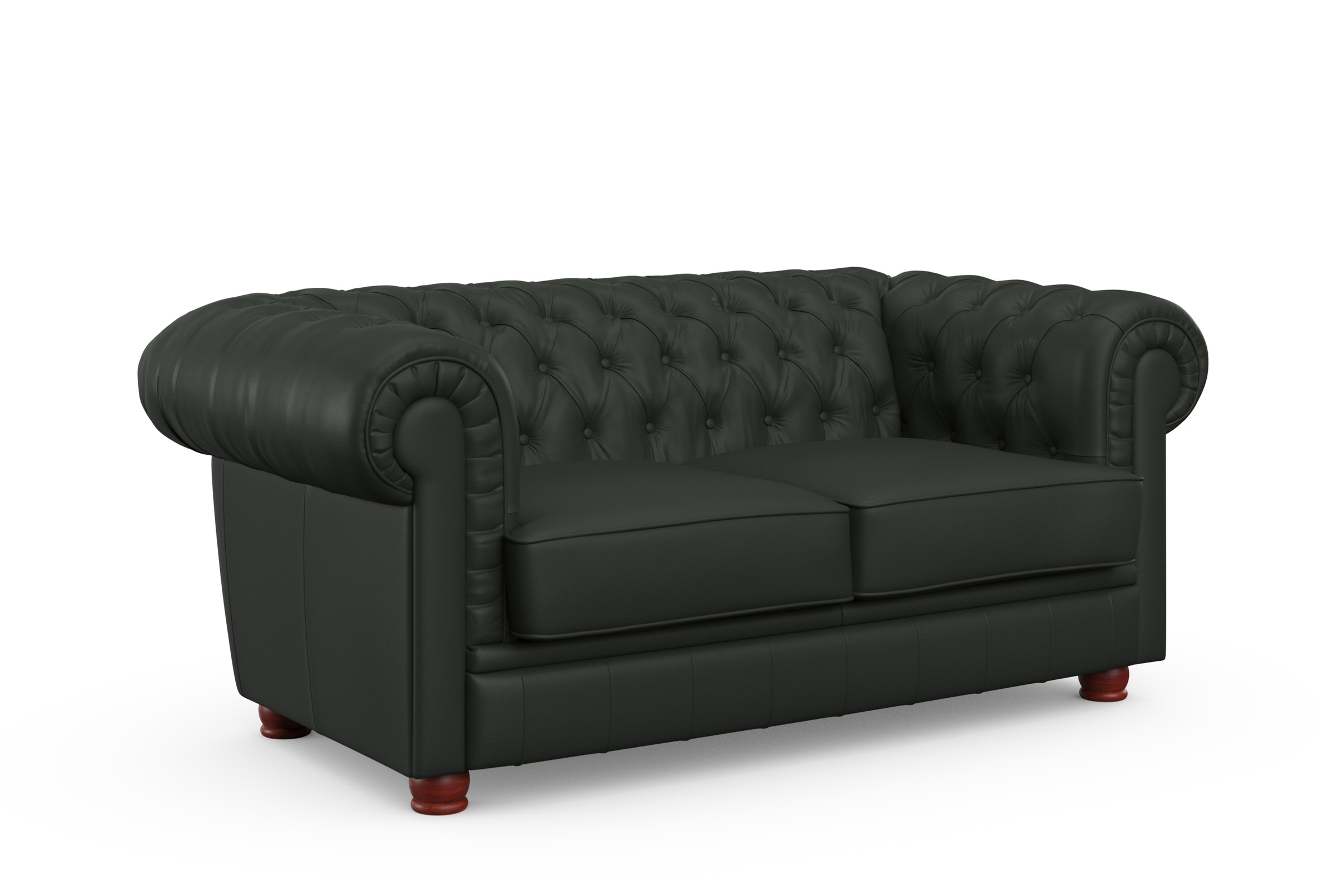 Max Winzer® Chesterfield-Sofa »Kent 2-Sitzer, edel und bequem, hochwertige Detailverarbeitung«, mit aufwendiger Knopfheftung, komfortable Armlehne, Breite 175 cm