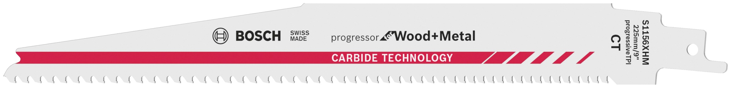 Bosch Professional Säbelsägeblatt »S 1156 XHM Carbide Progressor for Wood and Metal«, (10 St.)