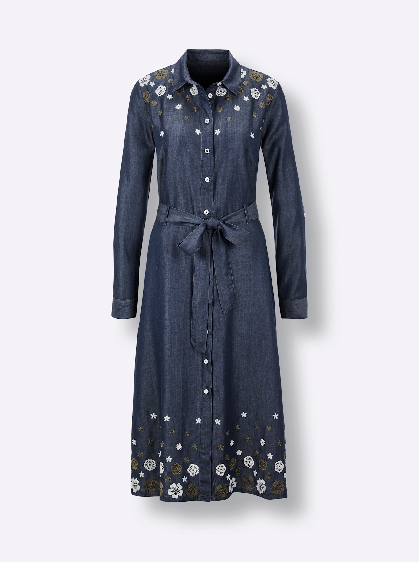 CREATION L PREMIUM Hemdblusenkleid »Lyocell-Kleid«