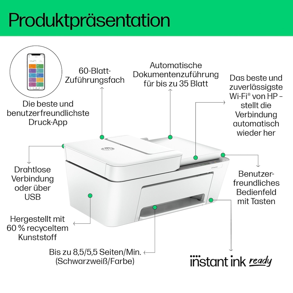 HP Multifunktionsdrucker »DeskJet 4220e«