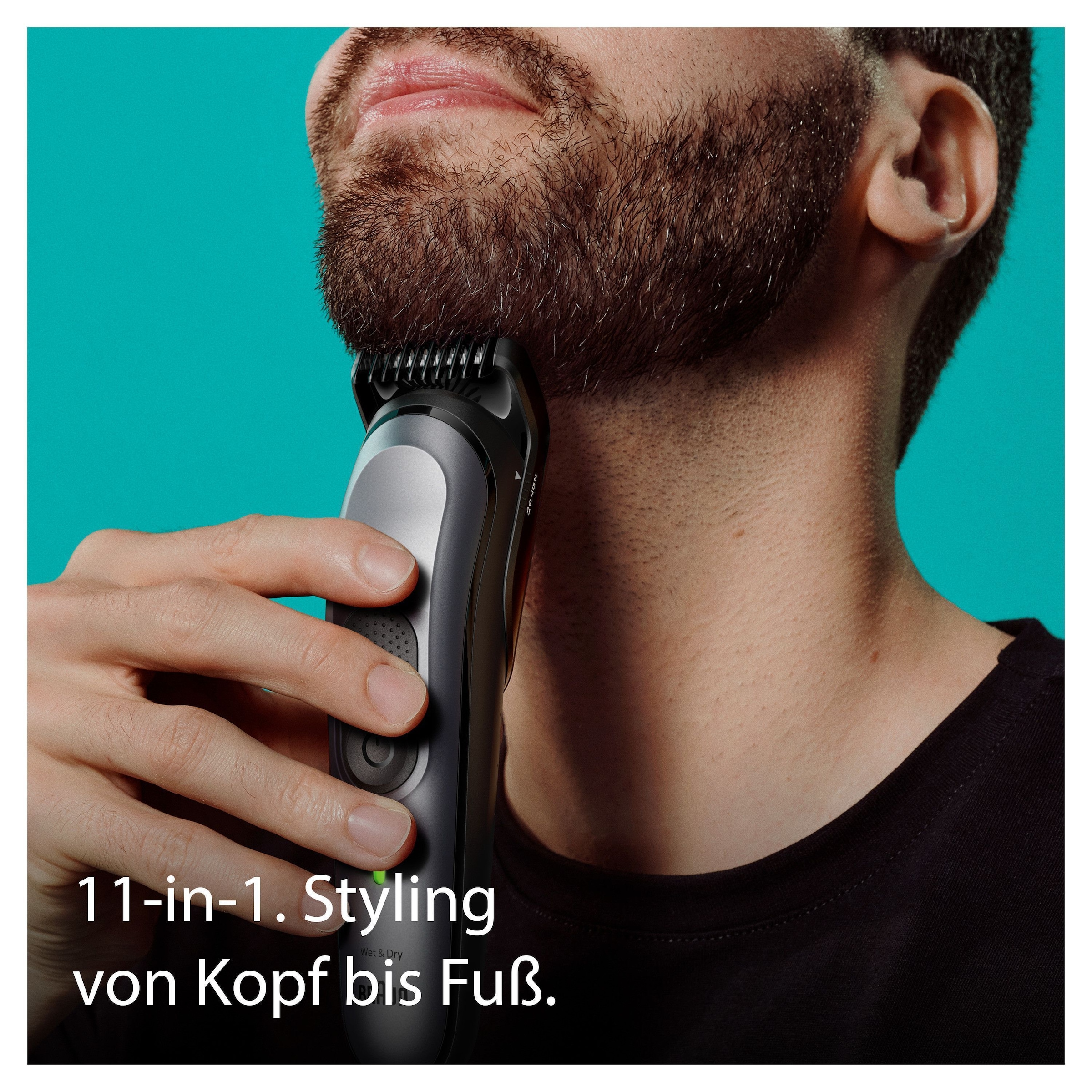 Braun Haarschneider »All-In-One Styling Set MGK7440, 11-in-1 Set für Bart«, wiederaufladbar, 100 Min. kabellose Laufzeit