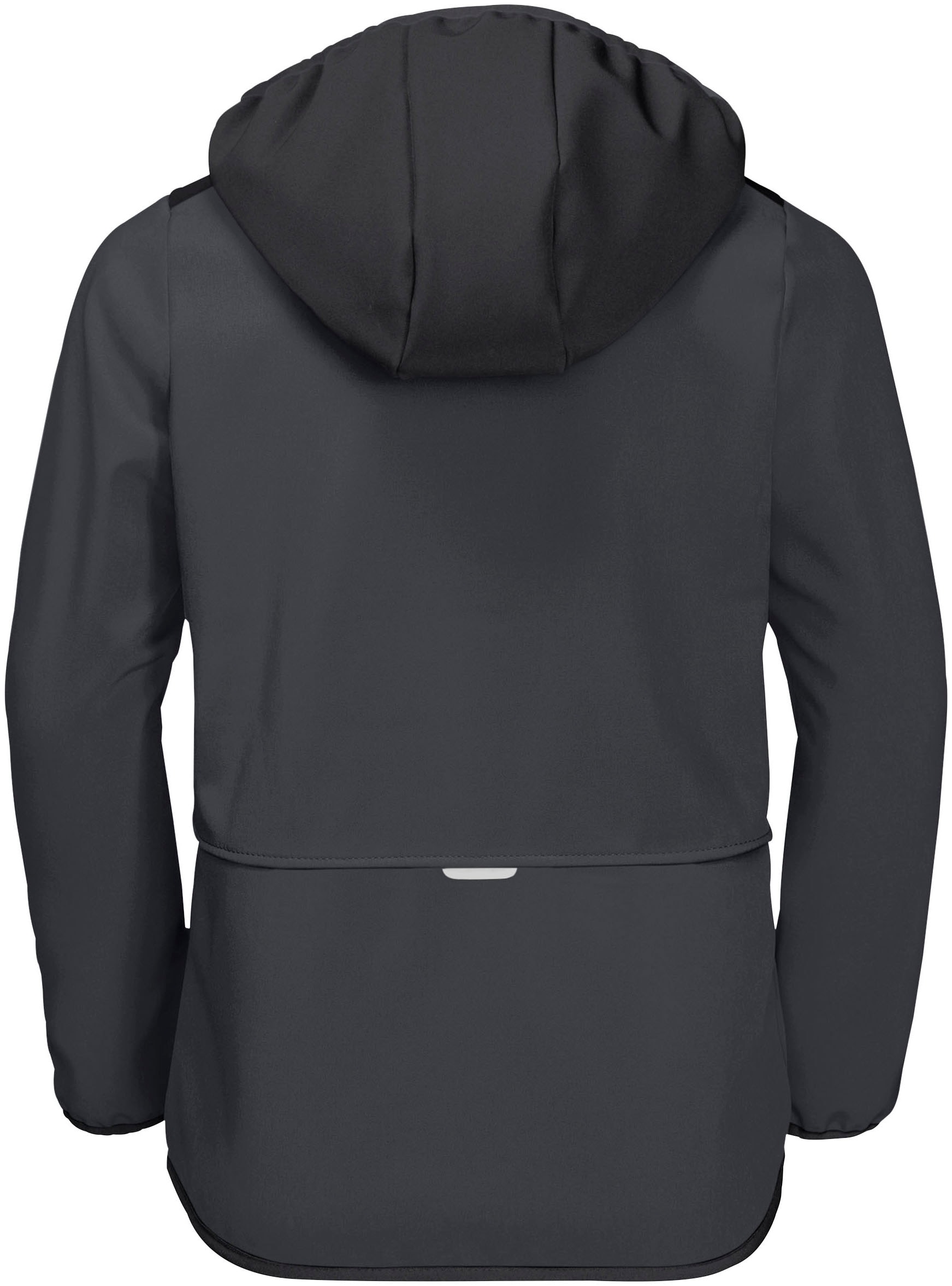 Jack Wolfskin Softshelljacke »FOURWINDS JACKET KIDS«, mit Kapuze, mit farblich abgesetzten Details