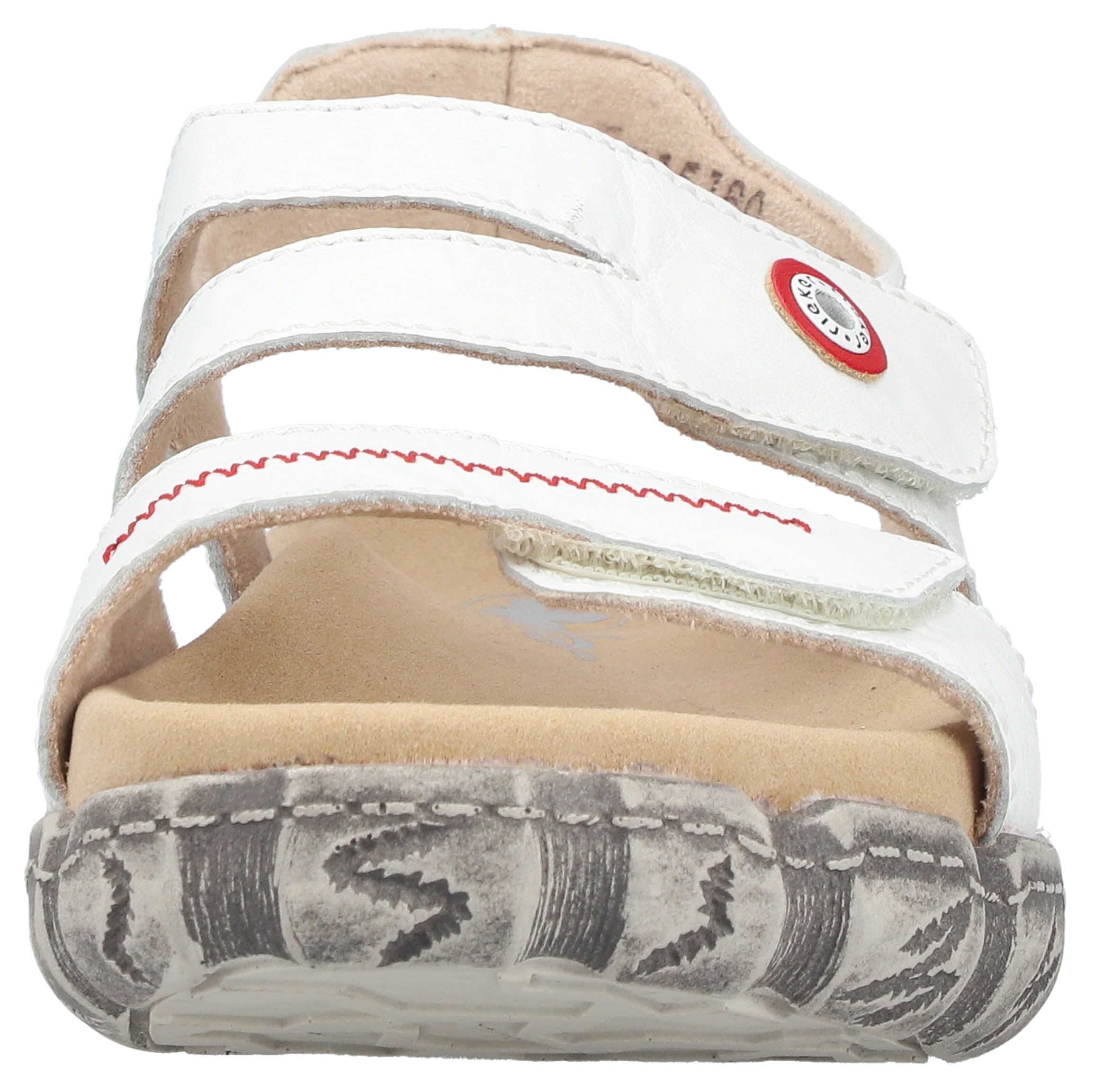 Rieker Sandale  Sommerschuh, Klettsandale mit Ziernaht
