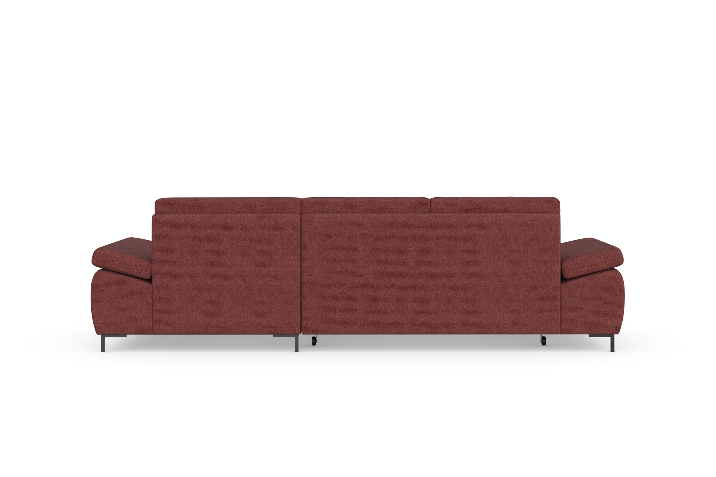 DOMO collection Ecksofa »Capelo L-Form«, mit Armteilverstellung, wahlweise mit Bettfunktion, Federkern