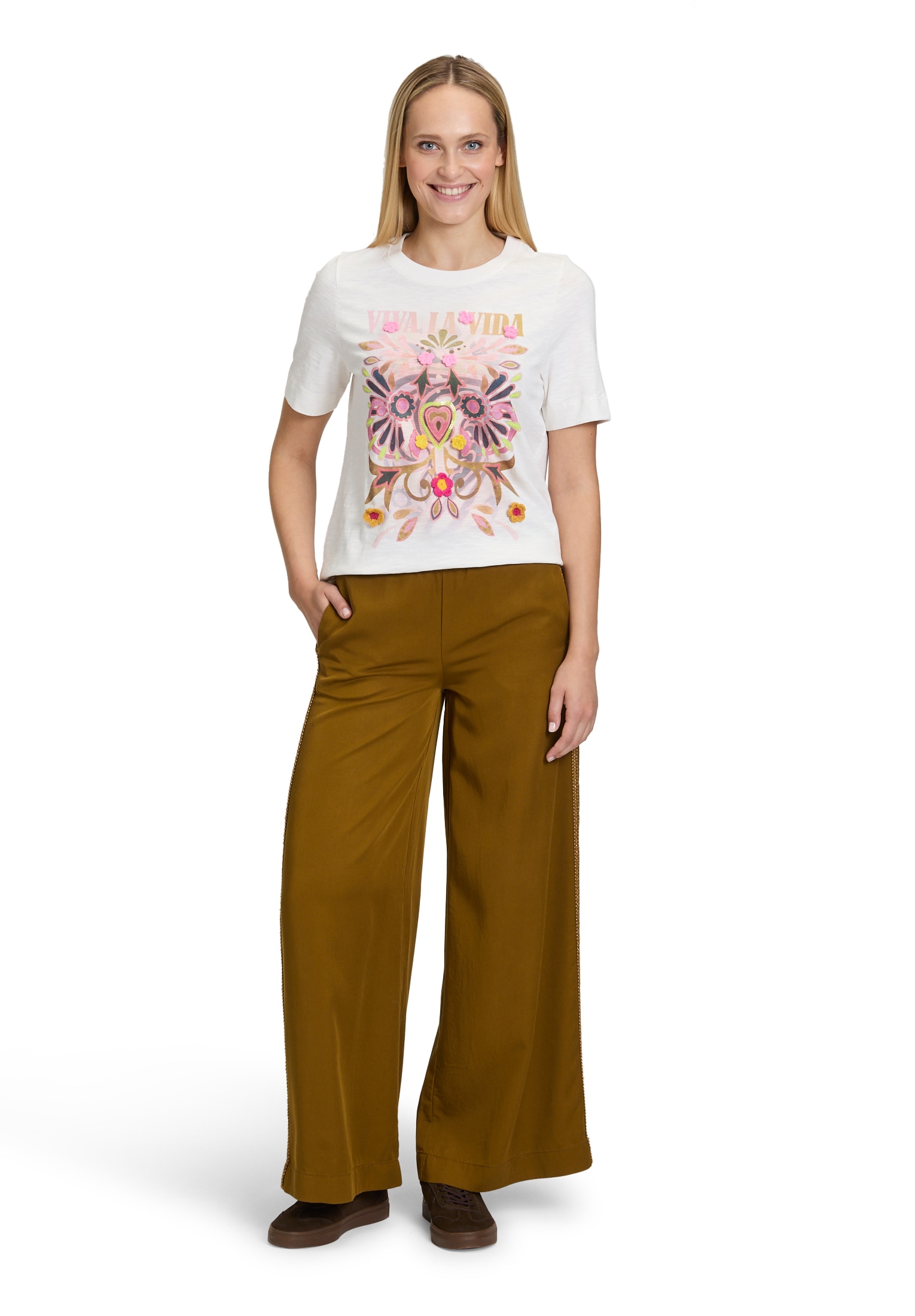 Cartoon Langarmshirt »Printshirt mit Rundhalsausschnitt«