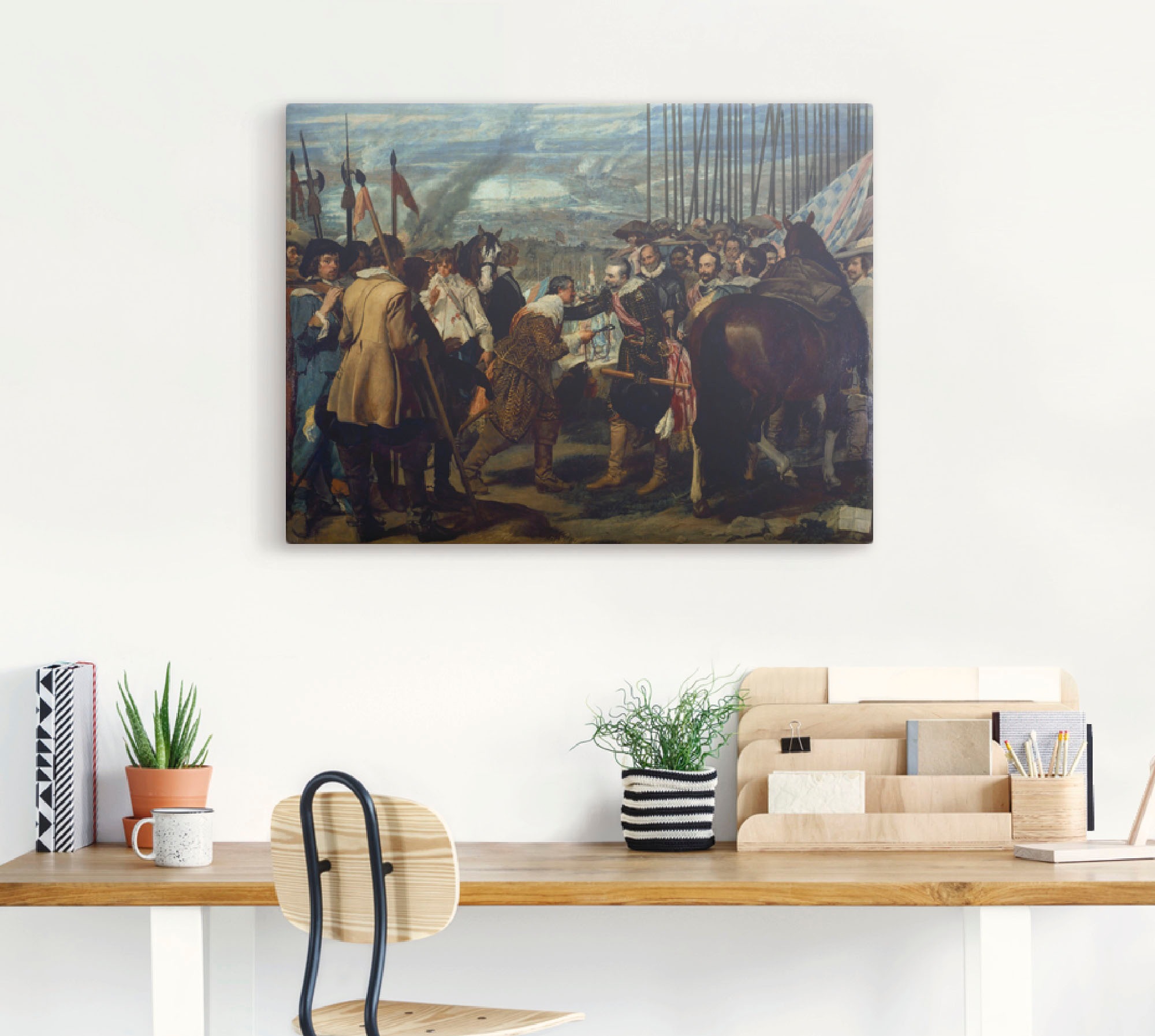 Artland Wandbild »Die Übergabe von Breda. 1634/1635«, Gruppen & Familien, (1 St.), als Leinwandbild, Wandaufkleber oder Poster in versch. Größen