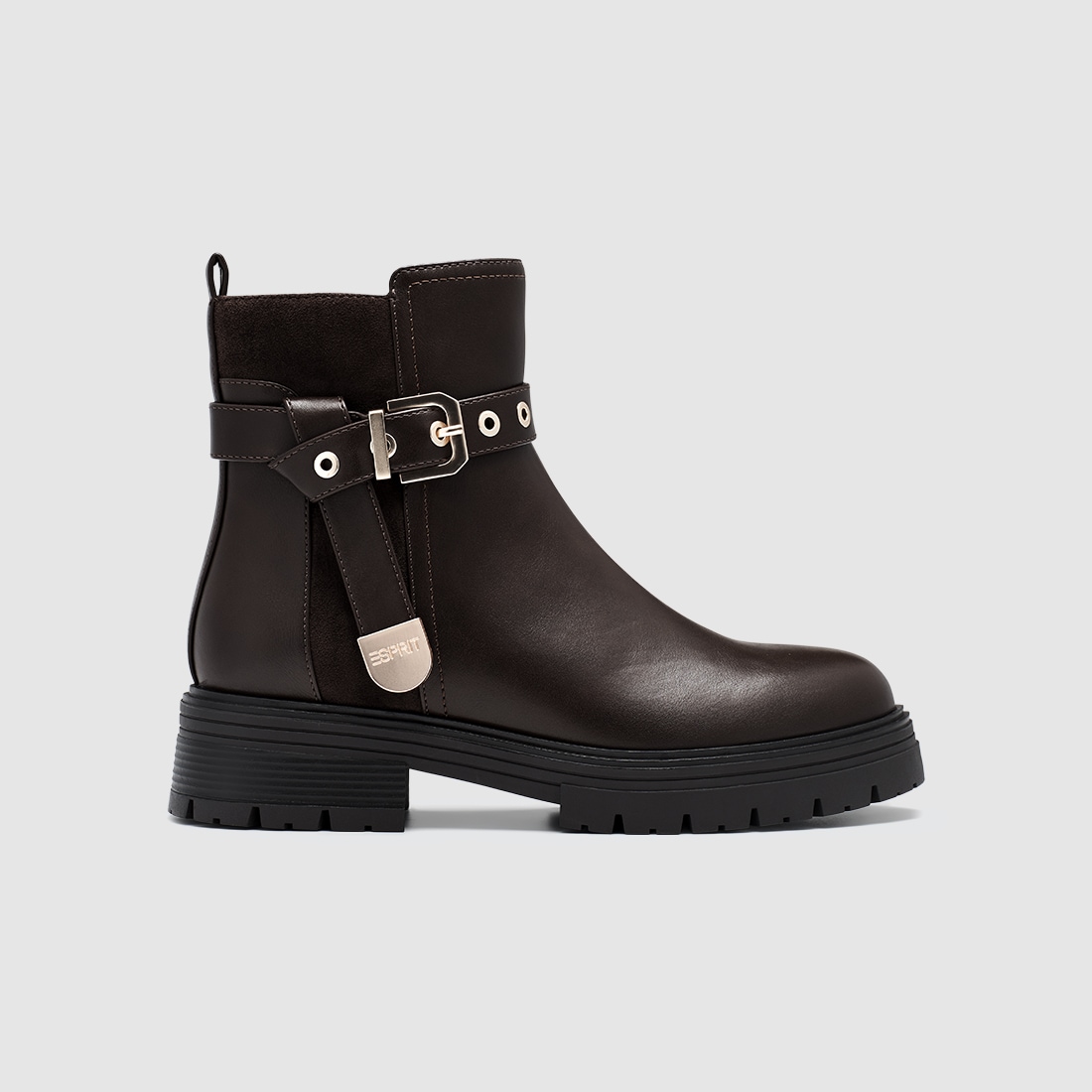 Esprit Stiefelette »LILLI«  Ankleboots mit modicher Zierschnalle und Reißverschluss