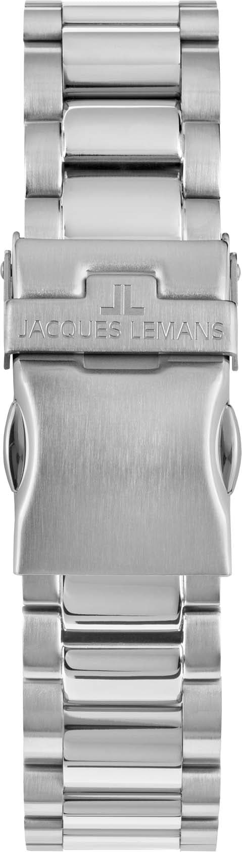 Jacques Lemans Chronograph »Liverpool, 1-2140F«, Quarzuhr, Armbanduhr, Herrenuhr, Datum, Stoppfunktion