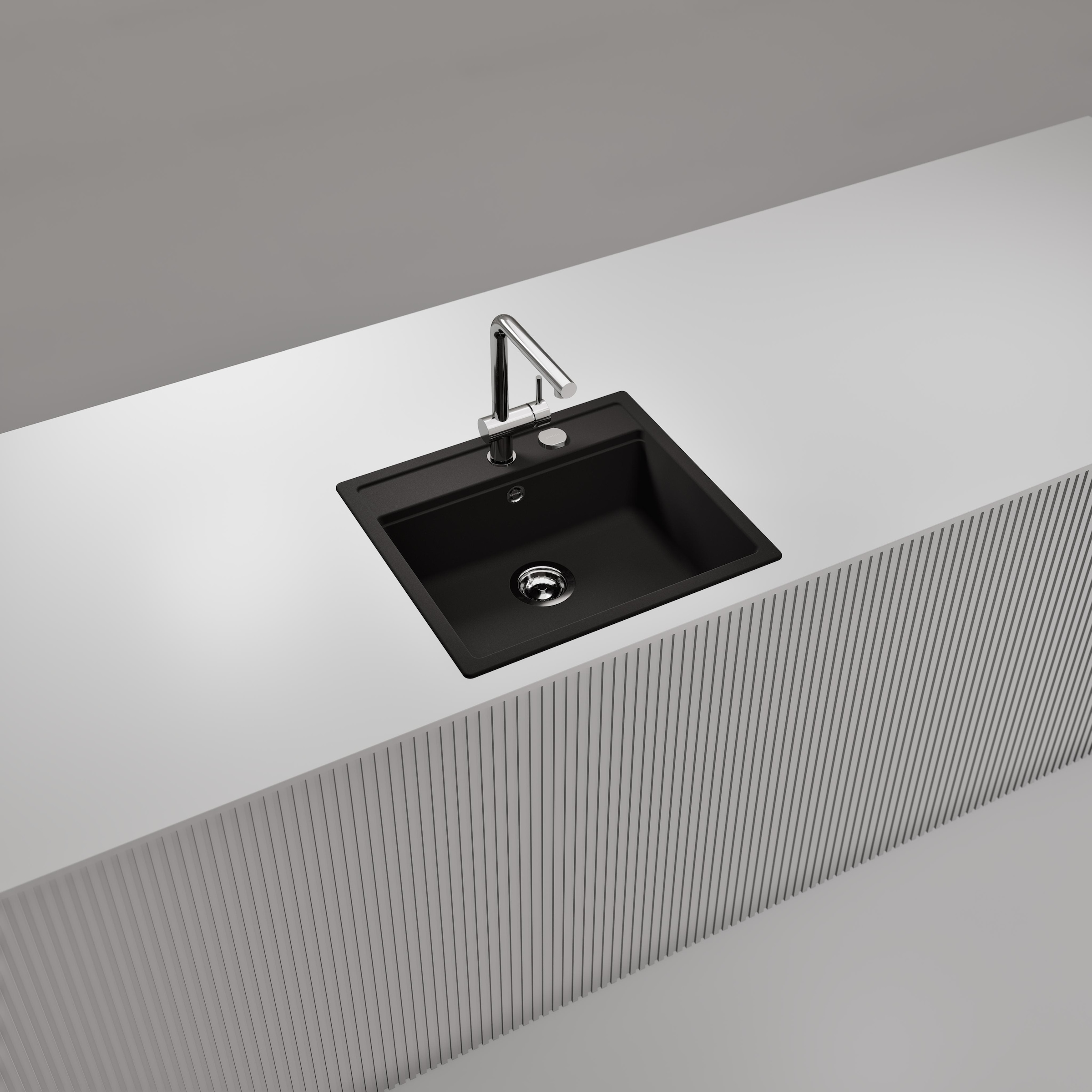 Schock Granitspüle »Nemo N-100 und Armatur Epos« Set, 2 Stk. tlg. bestehend aus Spüle und Armatur