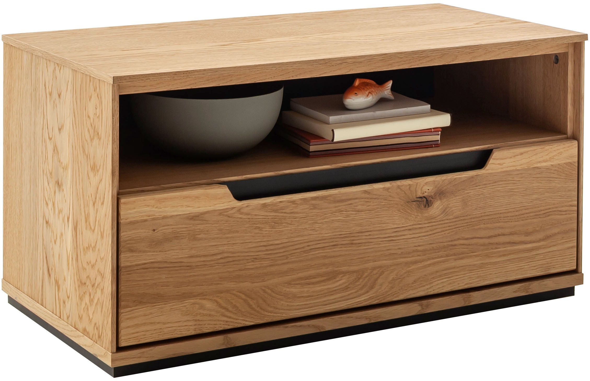 MCA living Sitzbank »Araya Garderobenbank,Flurbank,Aufbewahrungsbank,Bank,Breite 79 cm« Set, 1 Stück, 1 Stk. tlg. FSC-Mix, Schubkasten gedämpft, Made in Europe