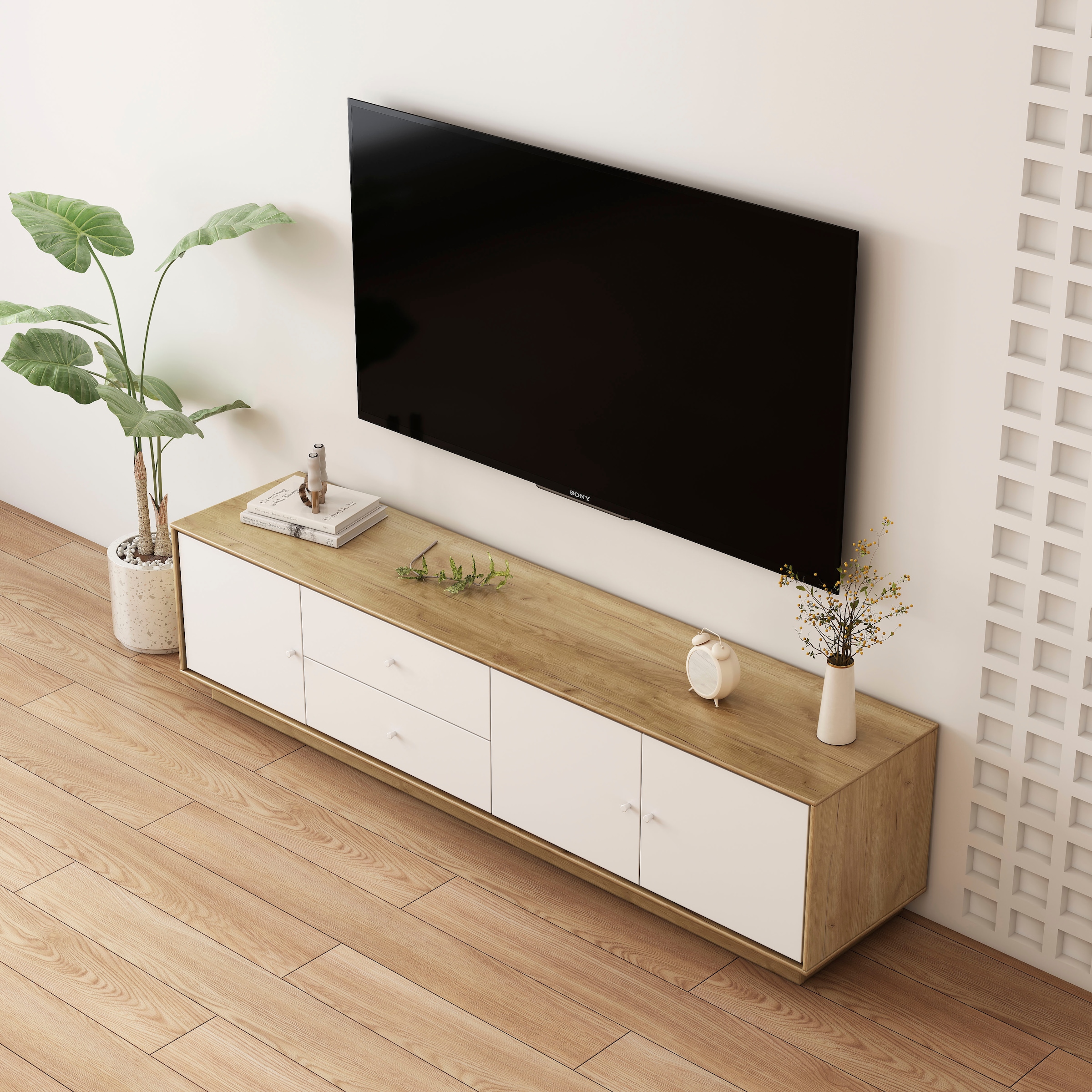 OTTO home TV-Board »Blaire« kratzfeste Melaminoberfläche, ABS-Kanten und FSC-zertifiziertem Holz