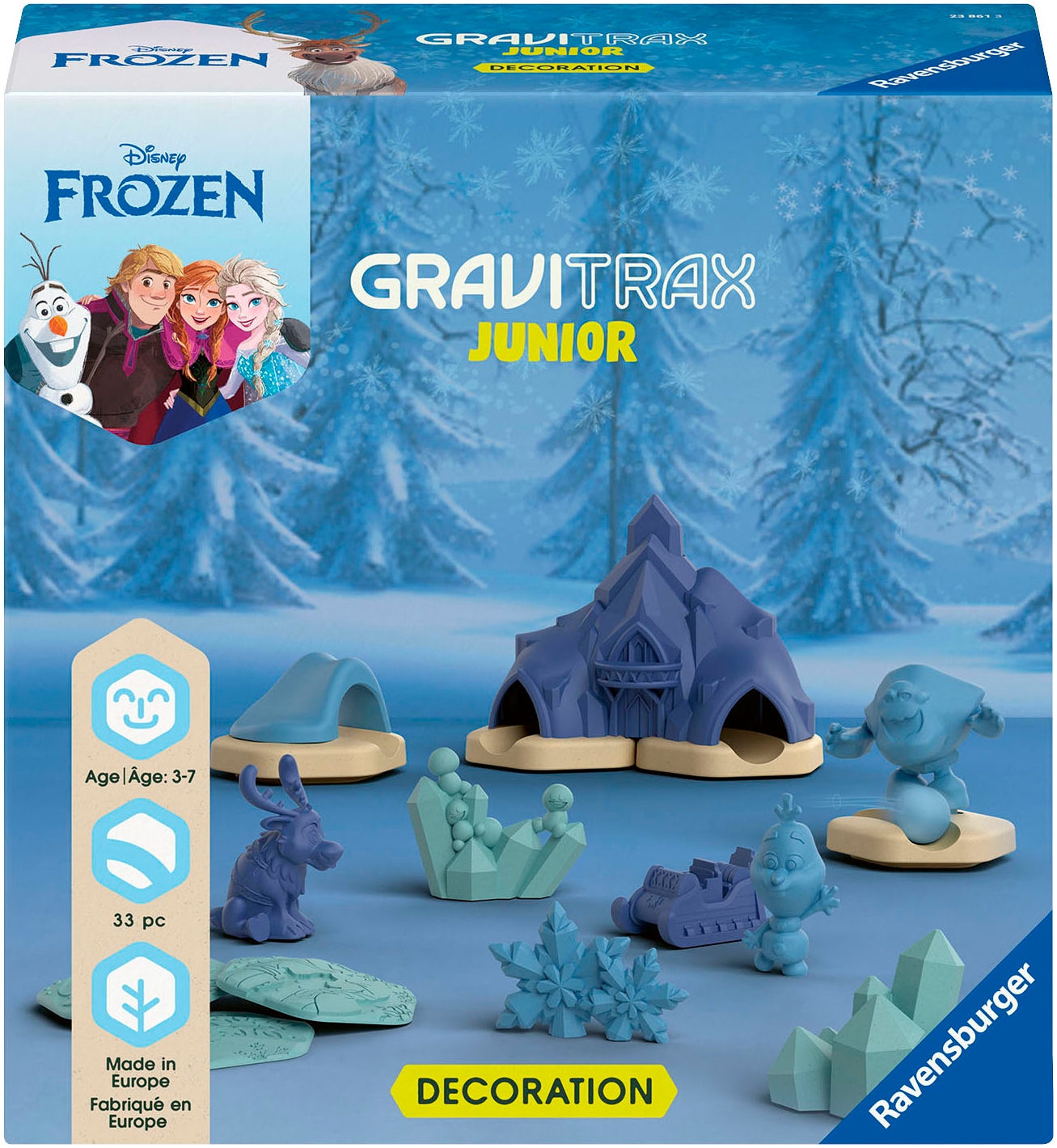 Kugelbahn-Bausatz »GraviTrax Junior Extension Disney Frozen«, Made in Europe