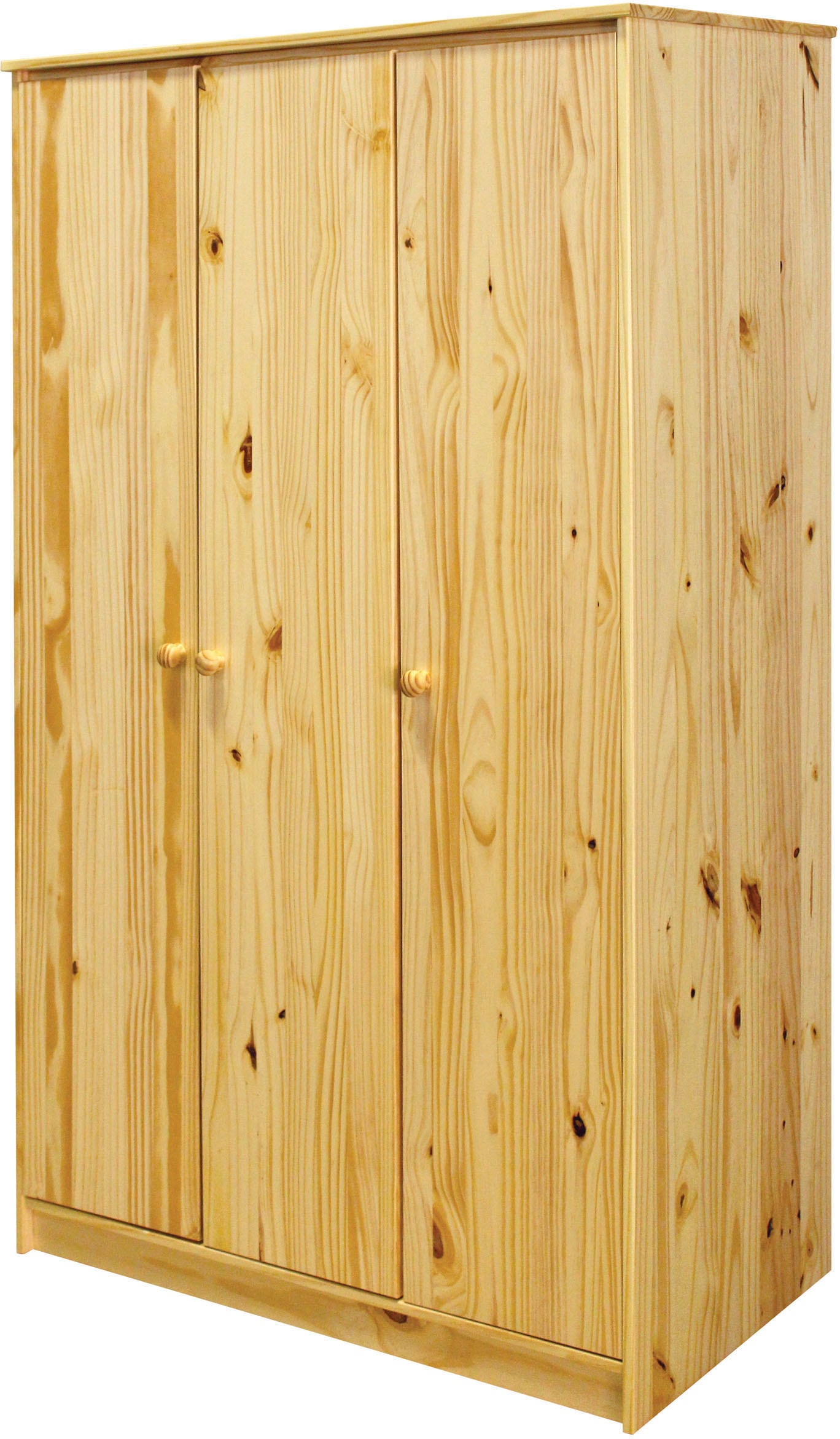 Home affaire Kleiderschrank 1 Stk. tlg. gefertigt aus massivem Kiefernholz
