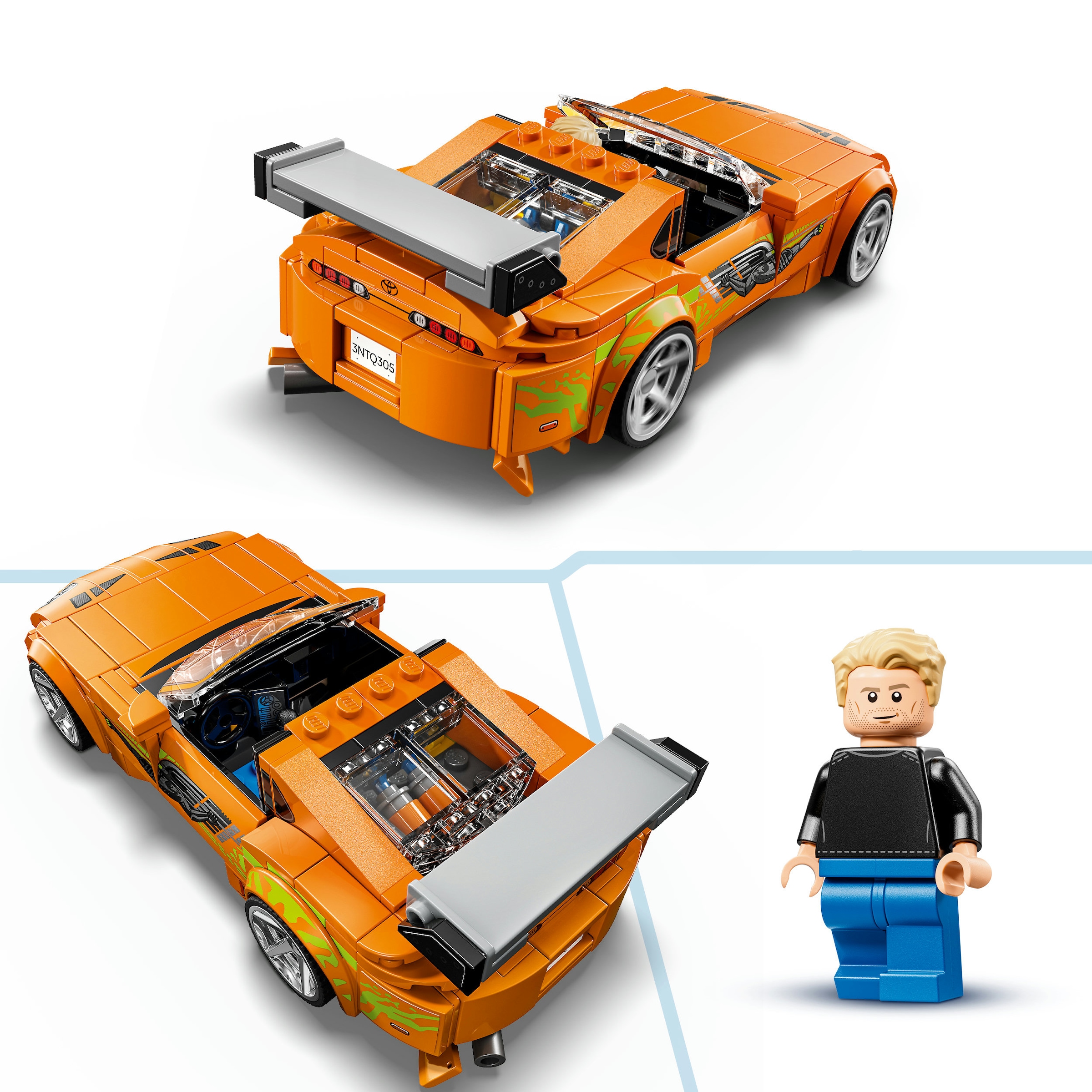LEGO® Konstruktionsspielsteine »The Fast and The Furious Toyota Supra MK4 (77260)« LEGO Speed Champions; Made in Europe