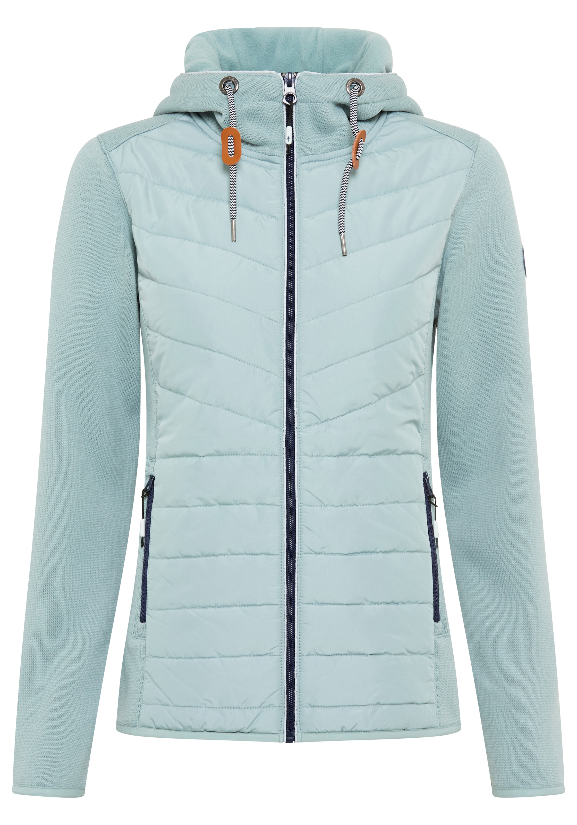 KangaROOS Hybridjacke mit Kapuze Übergangsjacke mit Kapuze Reißverschlusstaschen Innentaschen