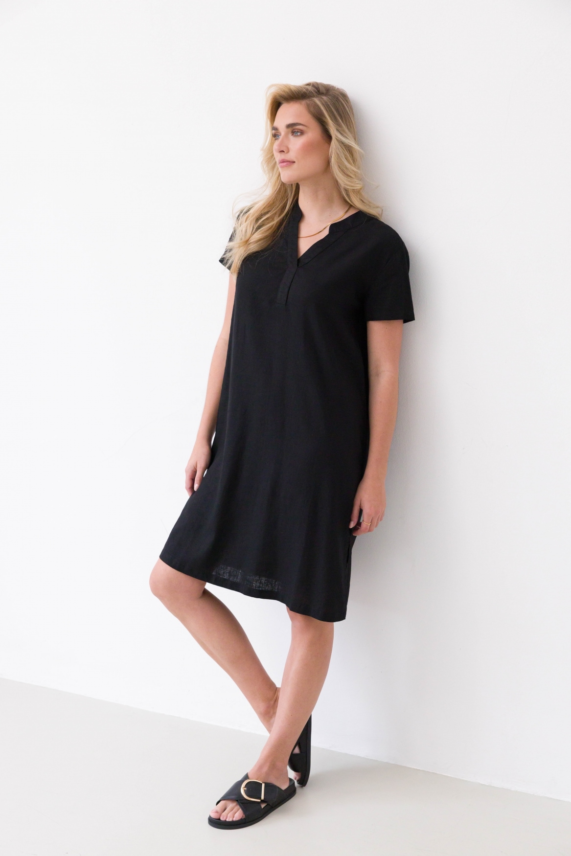 Base Level Tunikakleid »Yacin« Sommerkleid mit Leinen