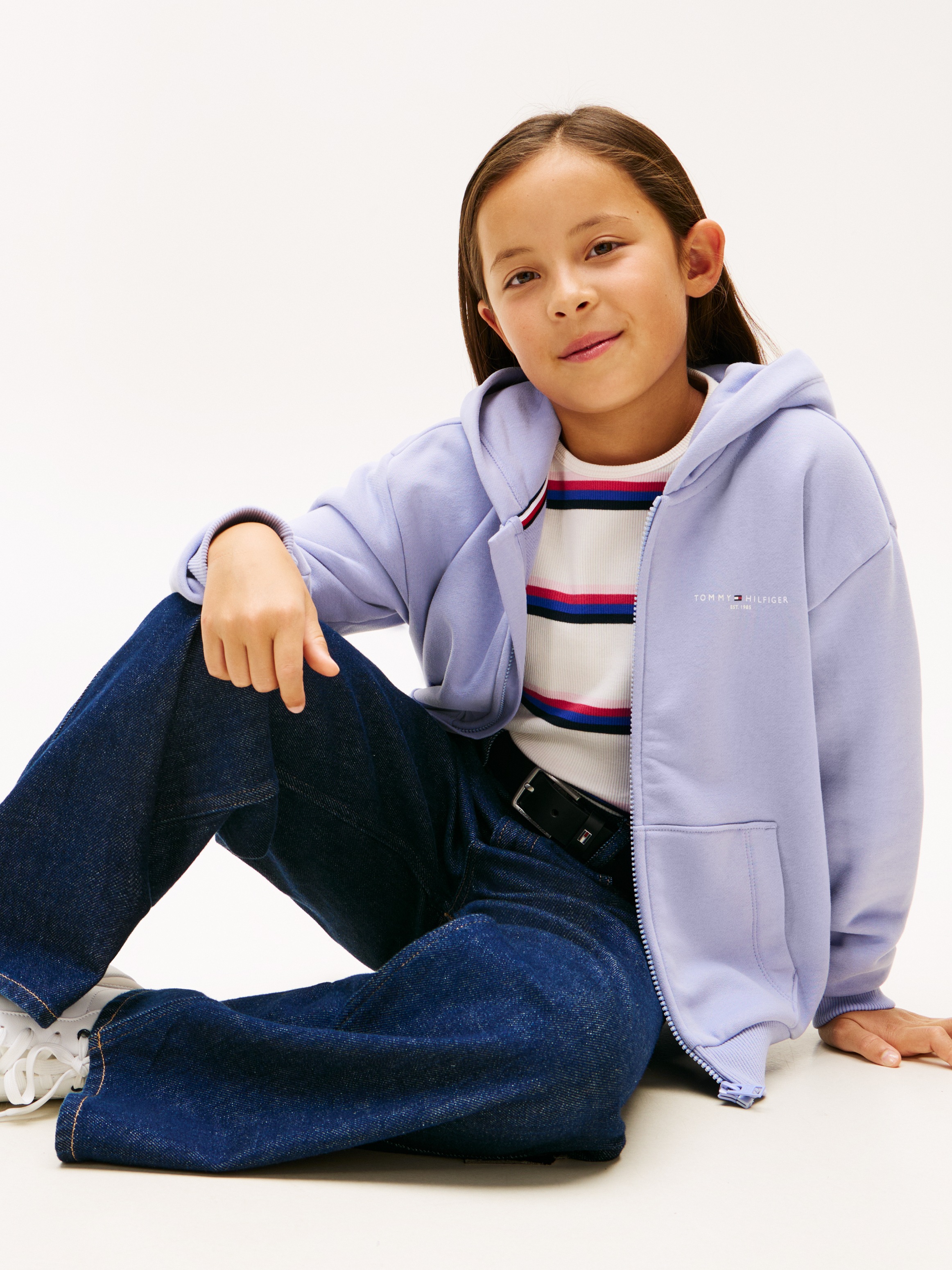 Tommy Hilfiger Sweatjacke Regular fit, für Kinder bis 16 Jahre