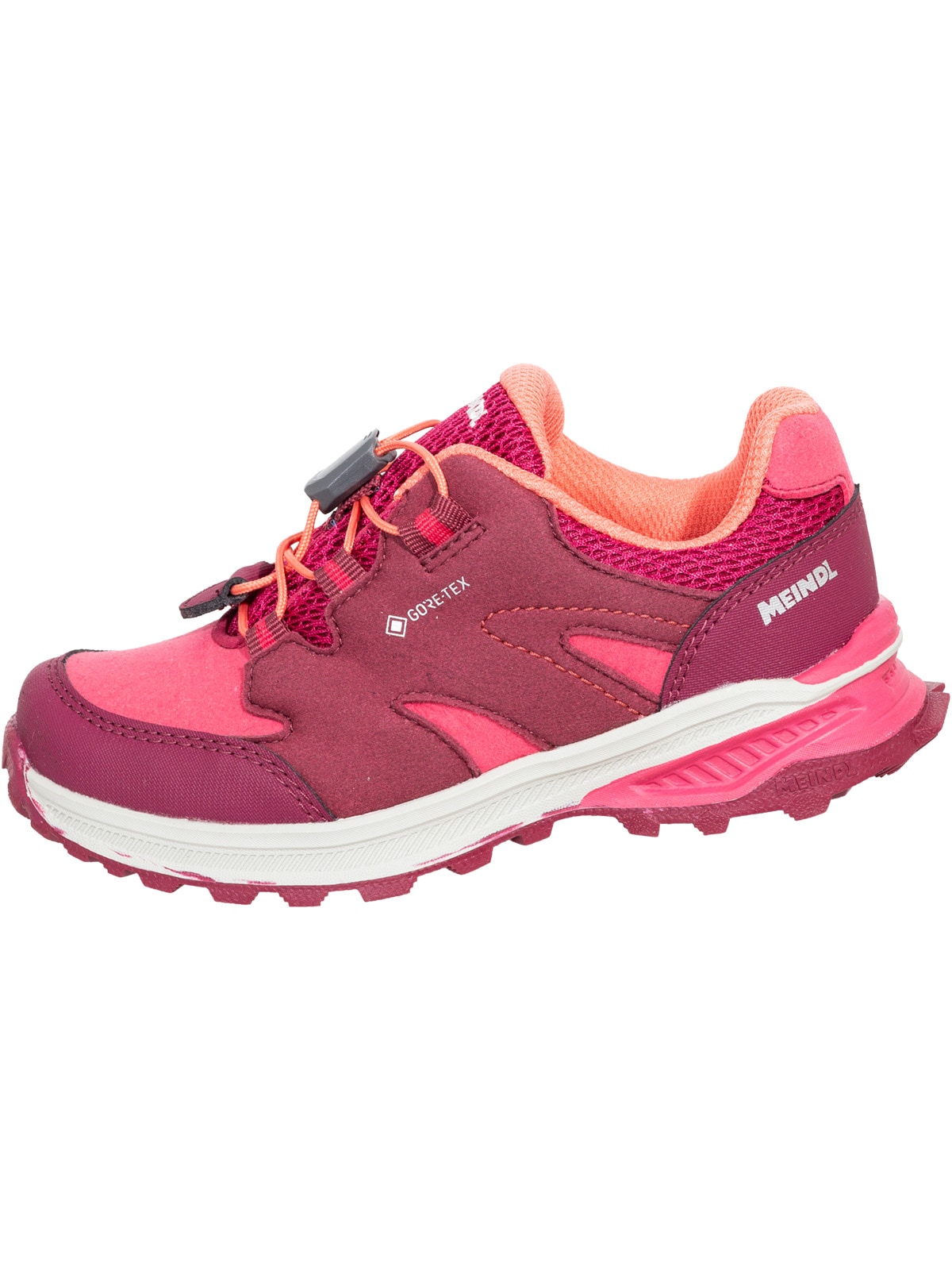 Meindl Wanderschuh »Meindl Kivo Junior GTX brombeer«  Herausnehmbares Best-Fit-Fußbett für optimalen Sitz bei Kinderfüßen